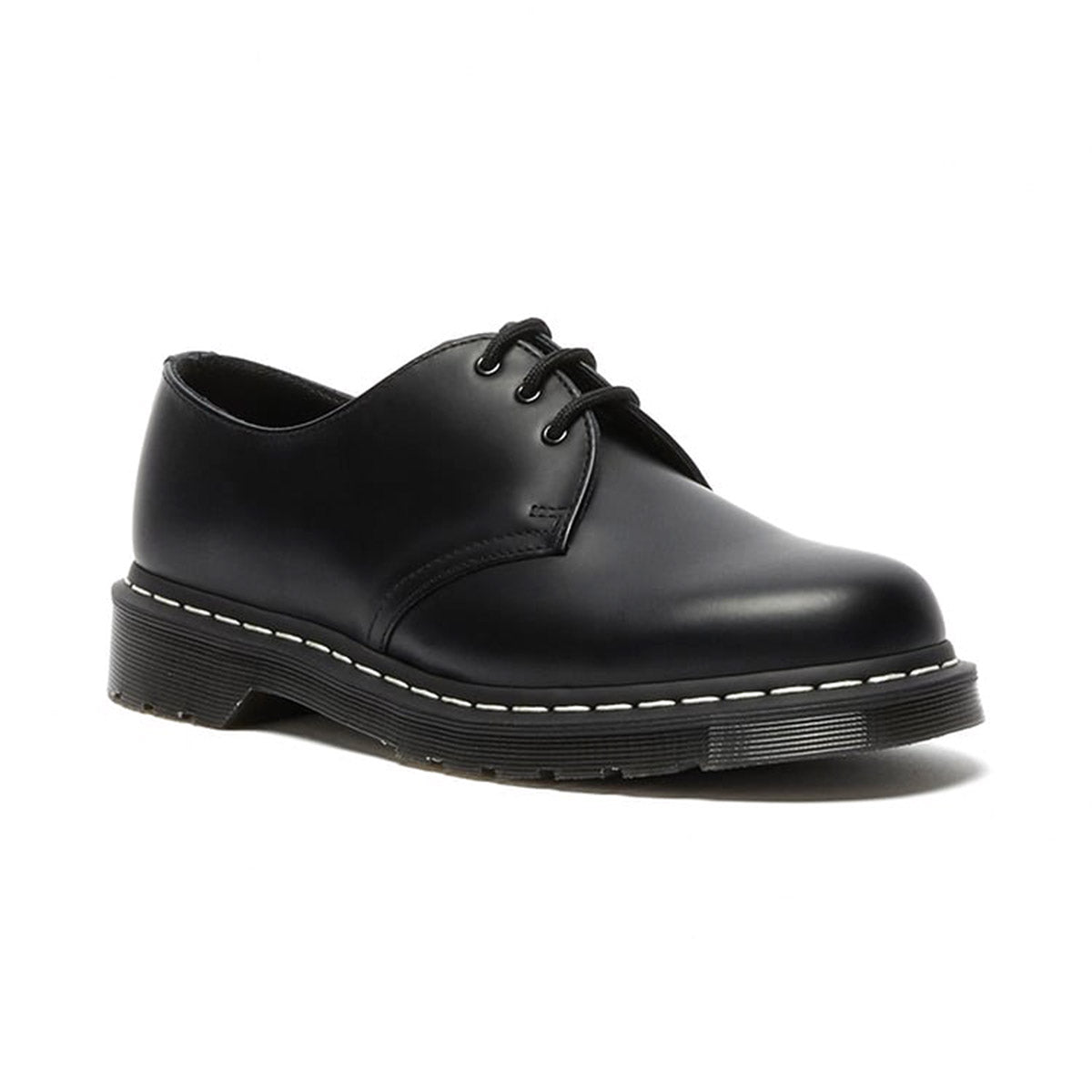 Dr. MARTENS 1461 White Stitch 3 Eye Shoe ドクターマーチン 1461 ホワイトステッチ 3 ホール シューズ 24757001【レディース 3ホールシューズ レザーシューズ 定番モデル ローカット 26FW】
