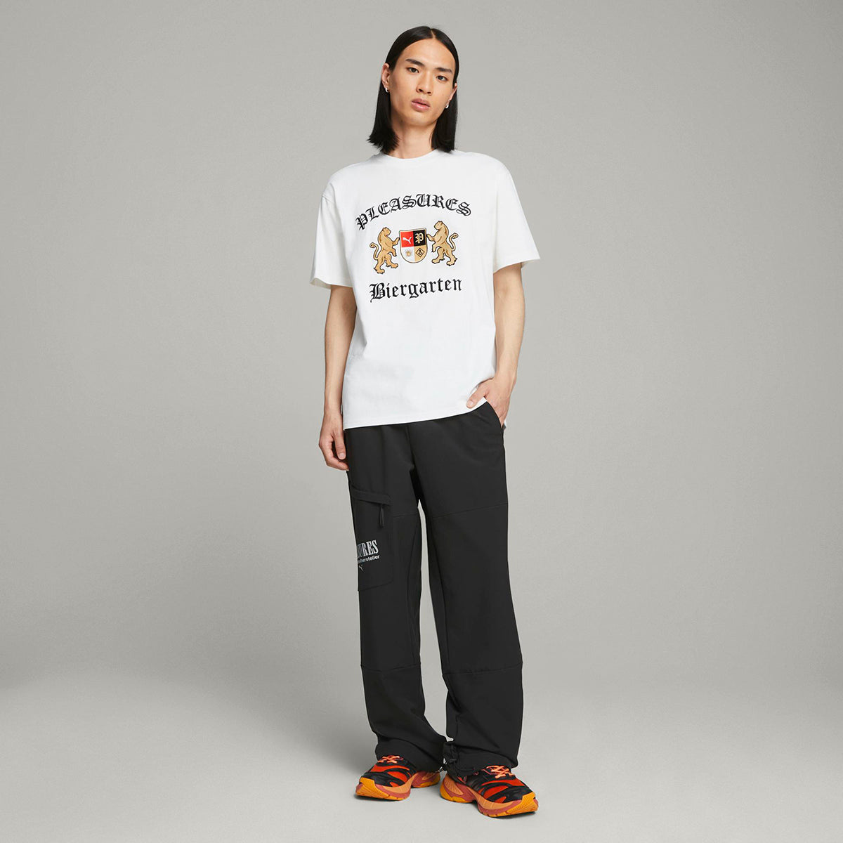 PUMA X PLEASURES GRAPHIC TEE
