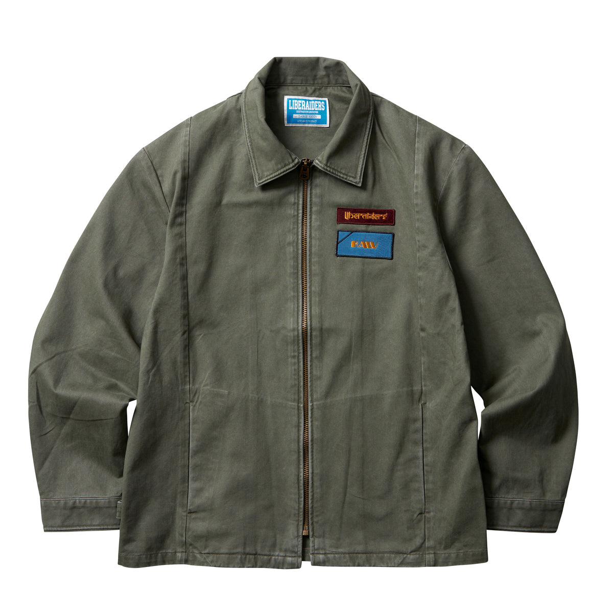 GARMENTDYED ZIP JACKET