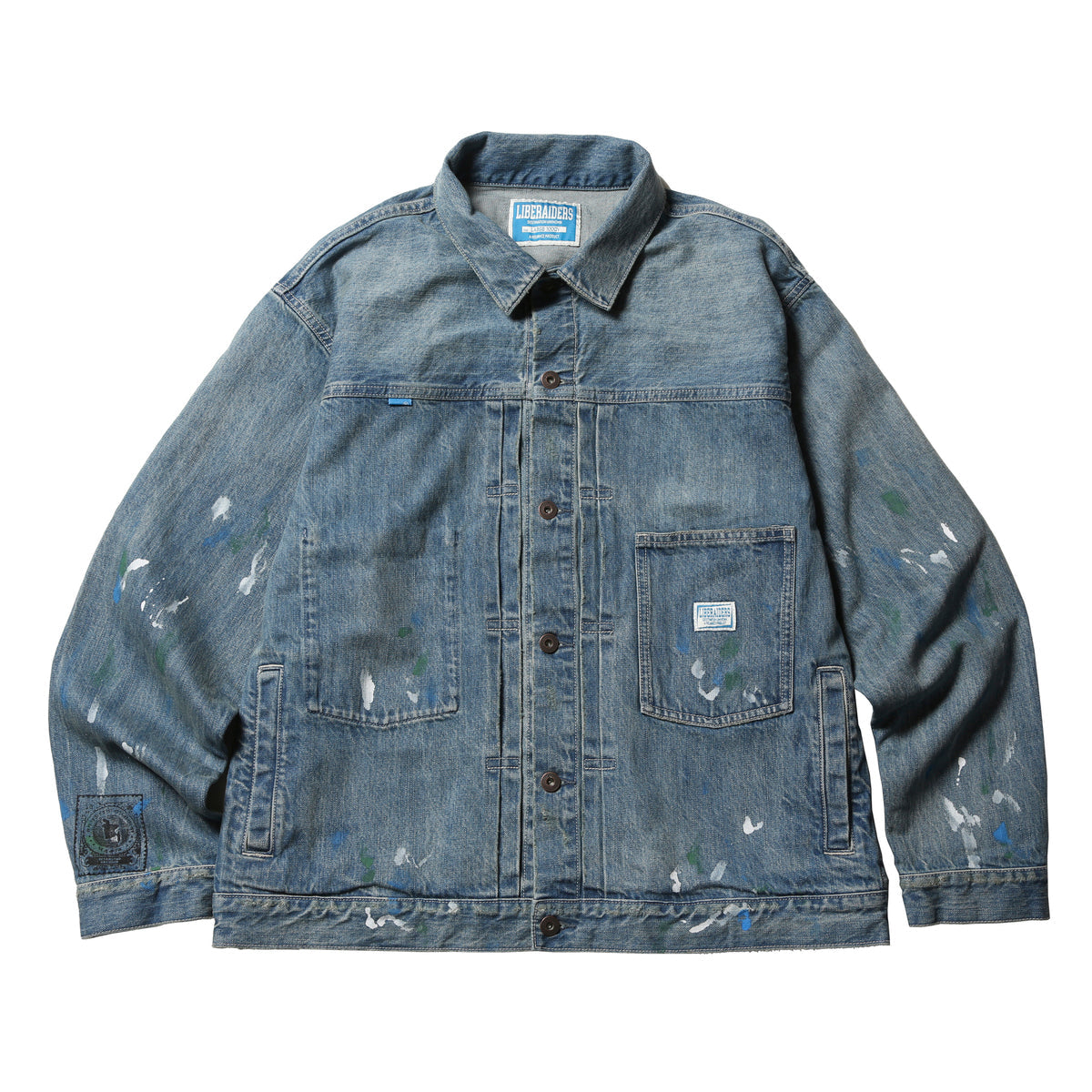 STAMPED DENIM JACKET