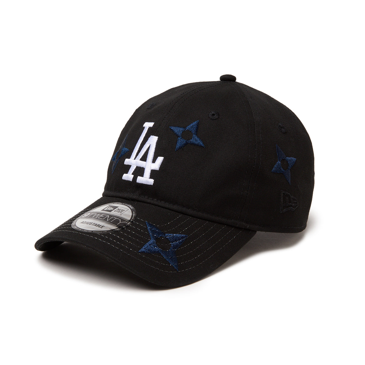9TWENTY MLB Flower Embroidery Los Angeles Dodgers