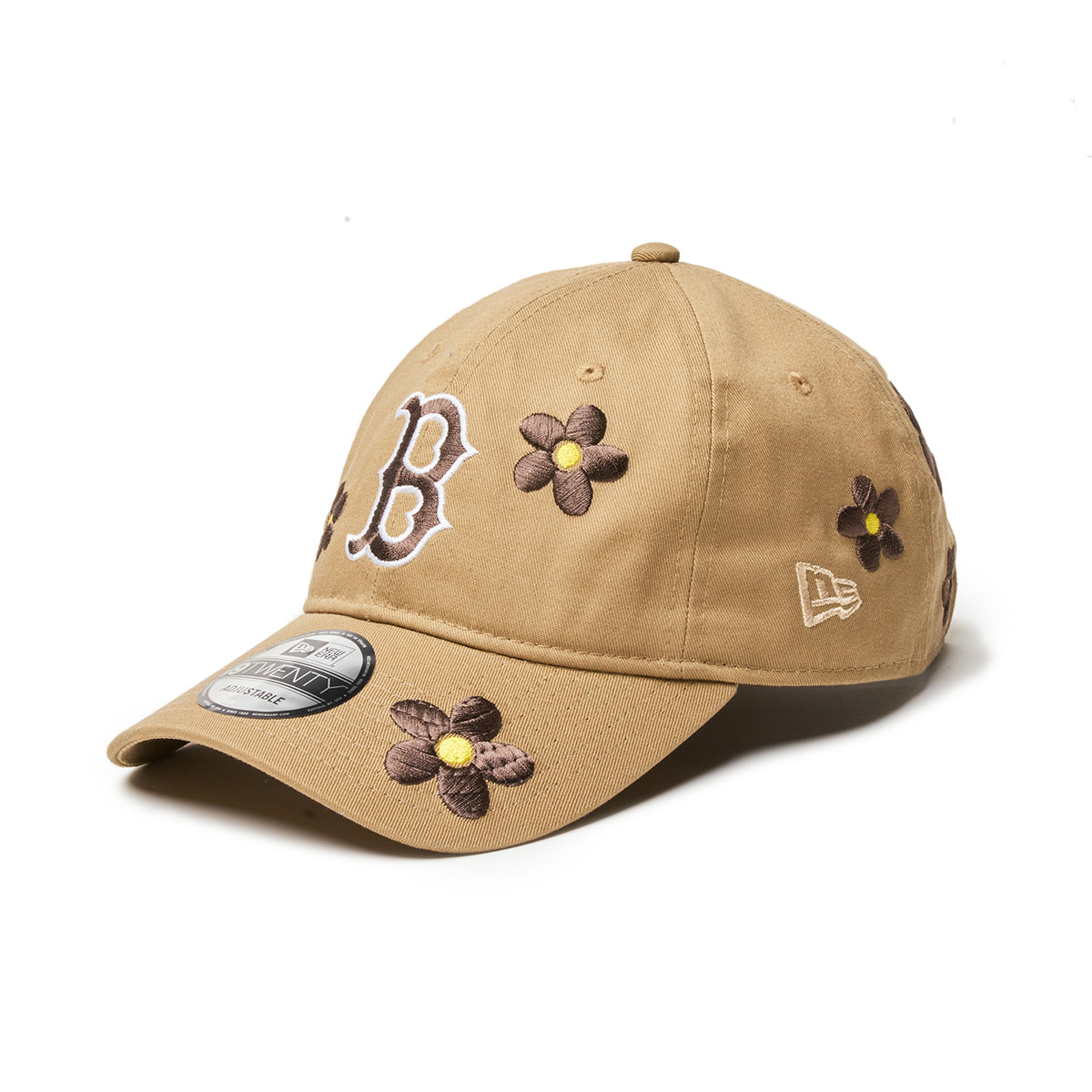 9TWENTY MLB Flower Embroidery Boston Red Sox