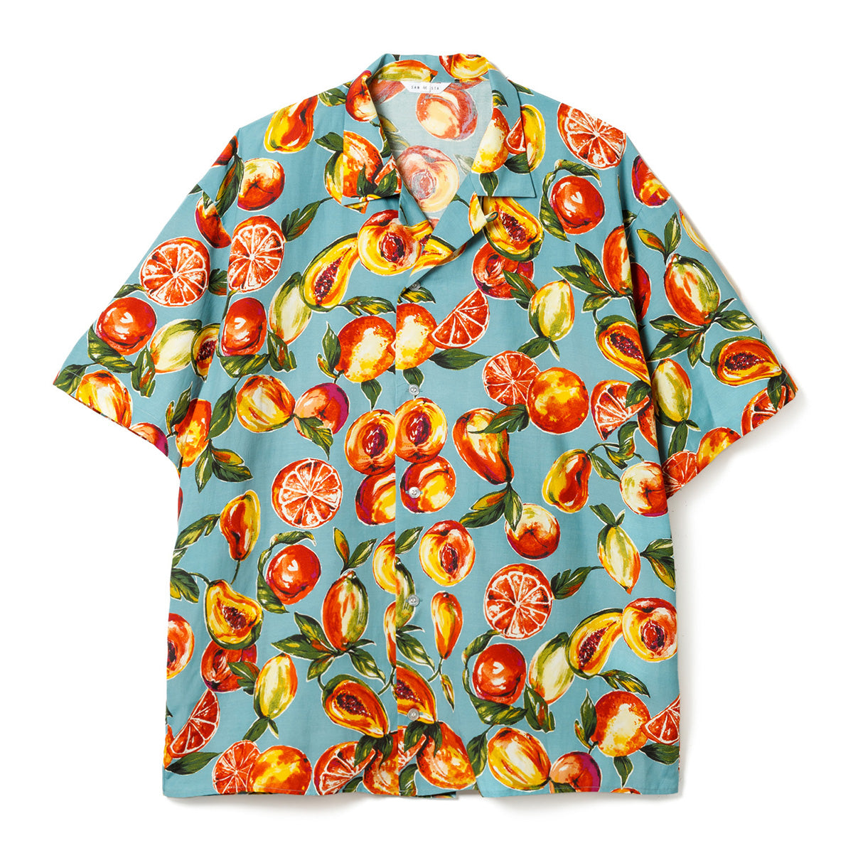 Open Collar Semi-Double S/S Shirt