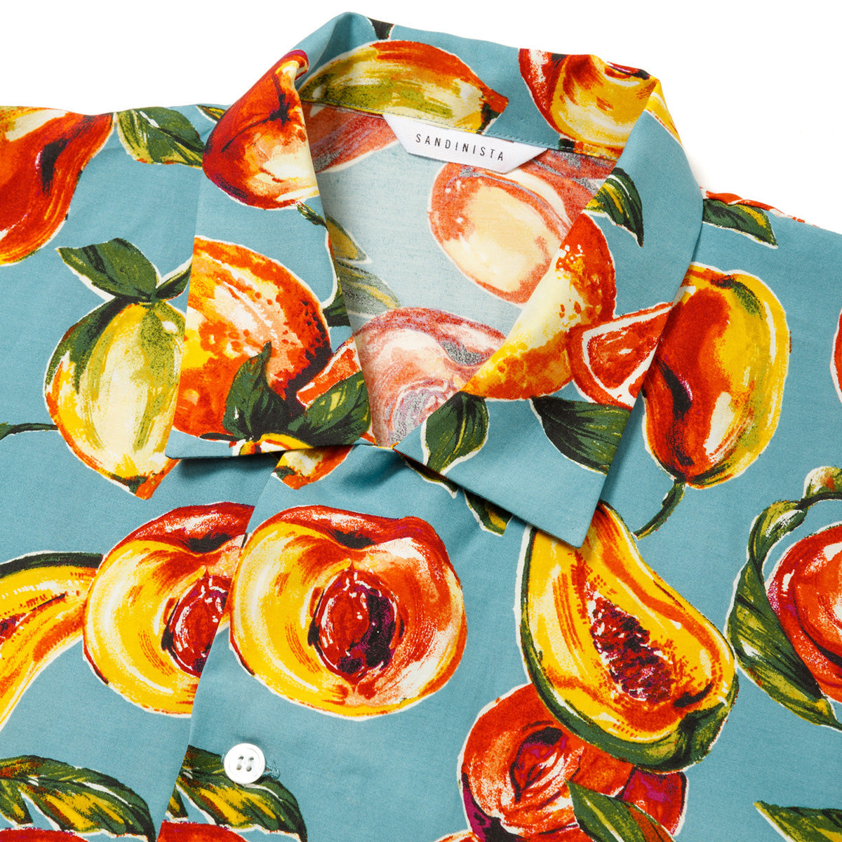 Open Collar Semi-Double S/S Shirt