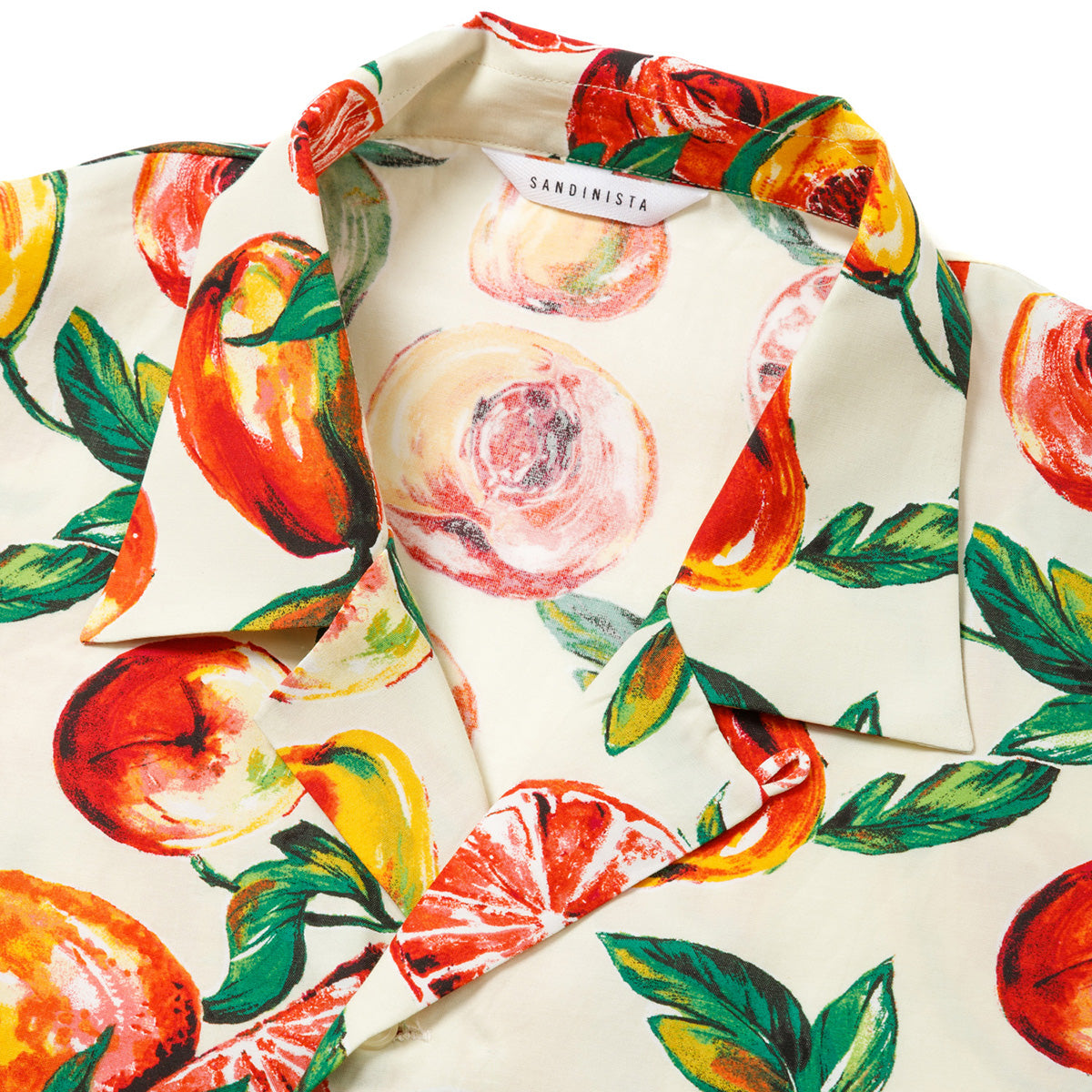 Open Collar Semi-Double S/S Shirt