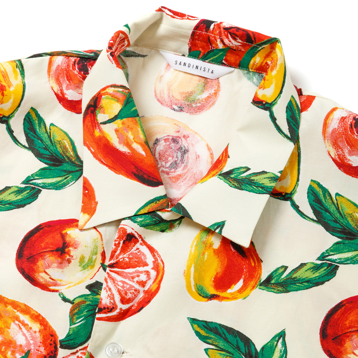 Open Collar Semi-Double S/S Shirt