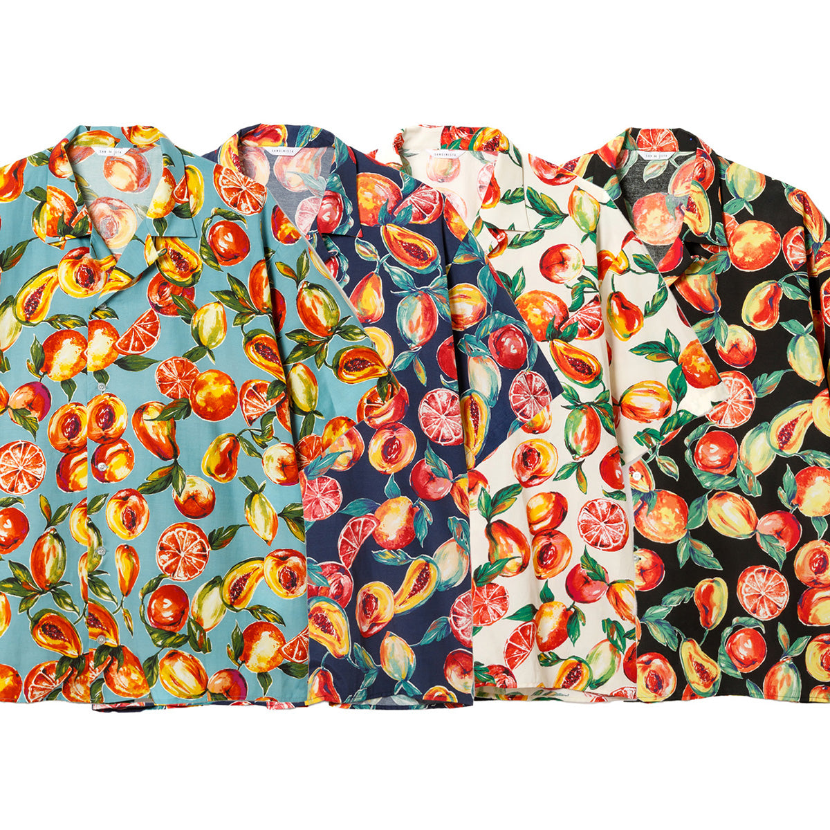 Open Collar Semi-Double S/S Shirt