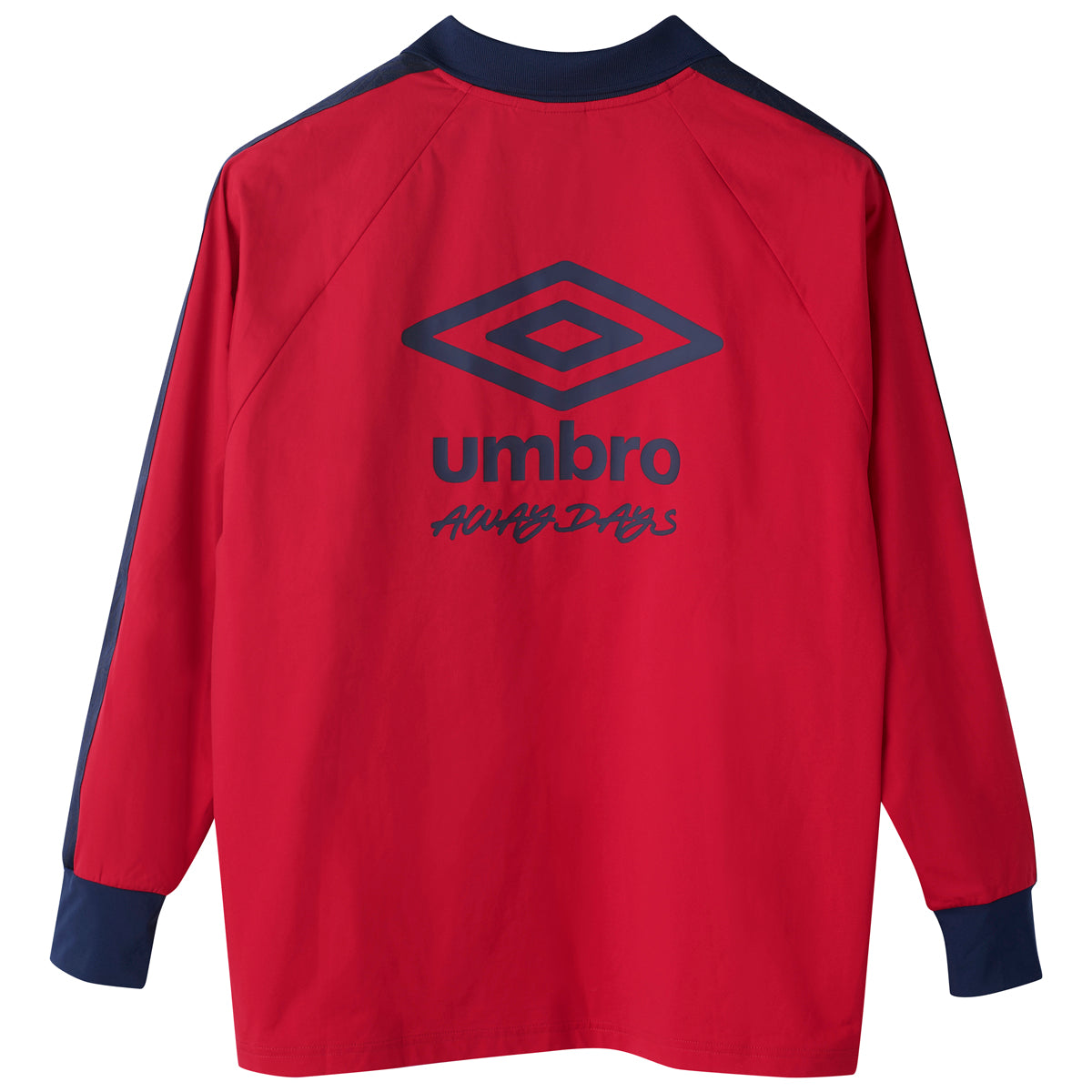 AWAY DAYS LONG SLEEVE WIDE COLLARED PRACTICE SHIRT