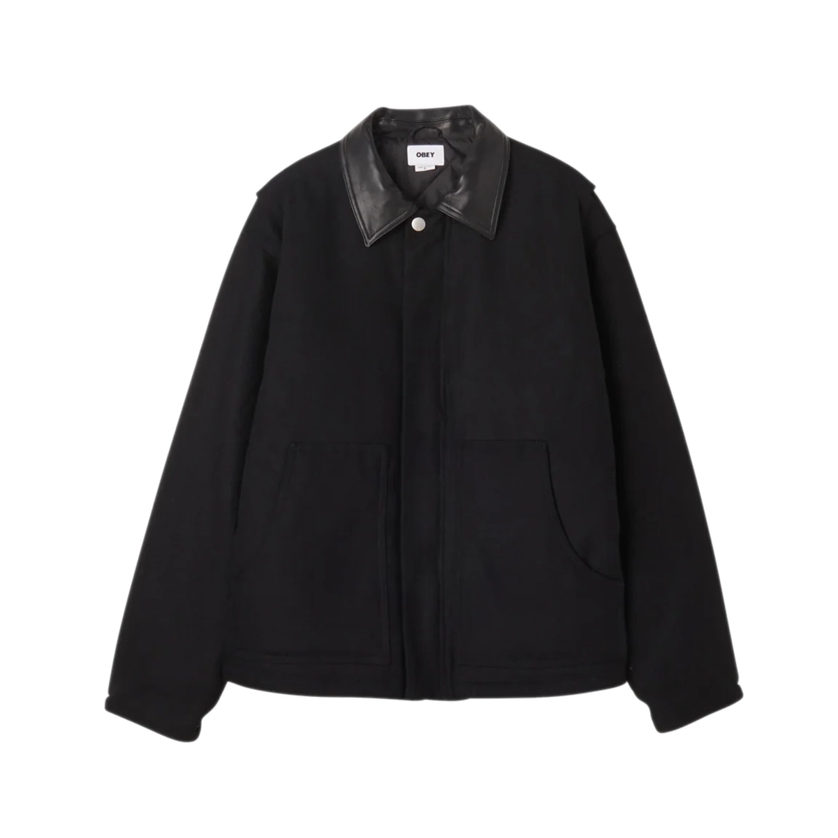 OBEY CHISEL MELTON JACKET