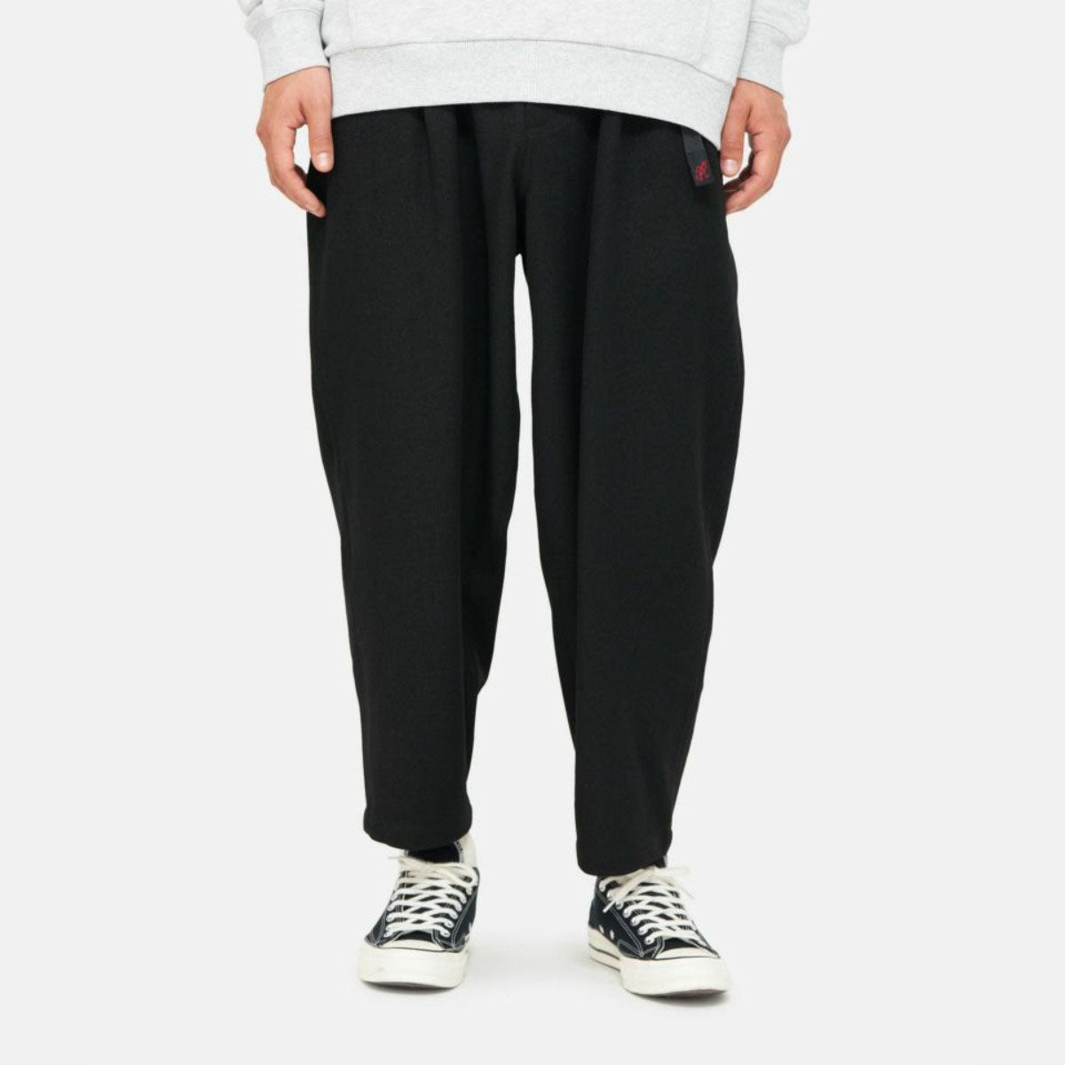 WOOL LIKE WIDE TAPERED PANT