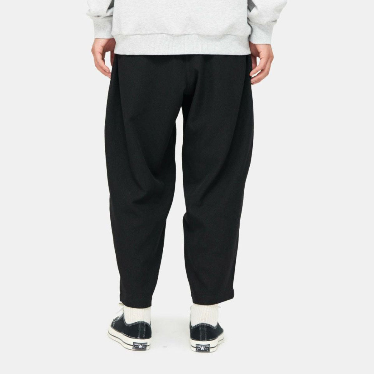 WOOL LIKE WIDE TAPERED PANT