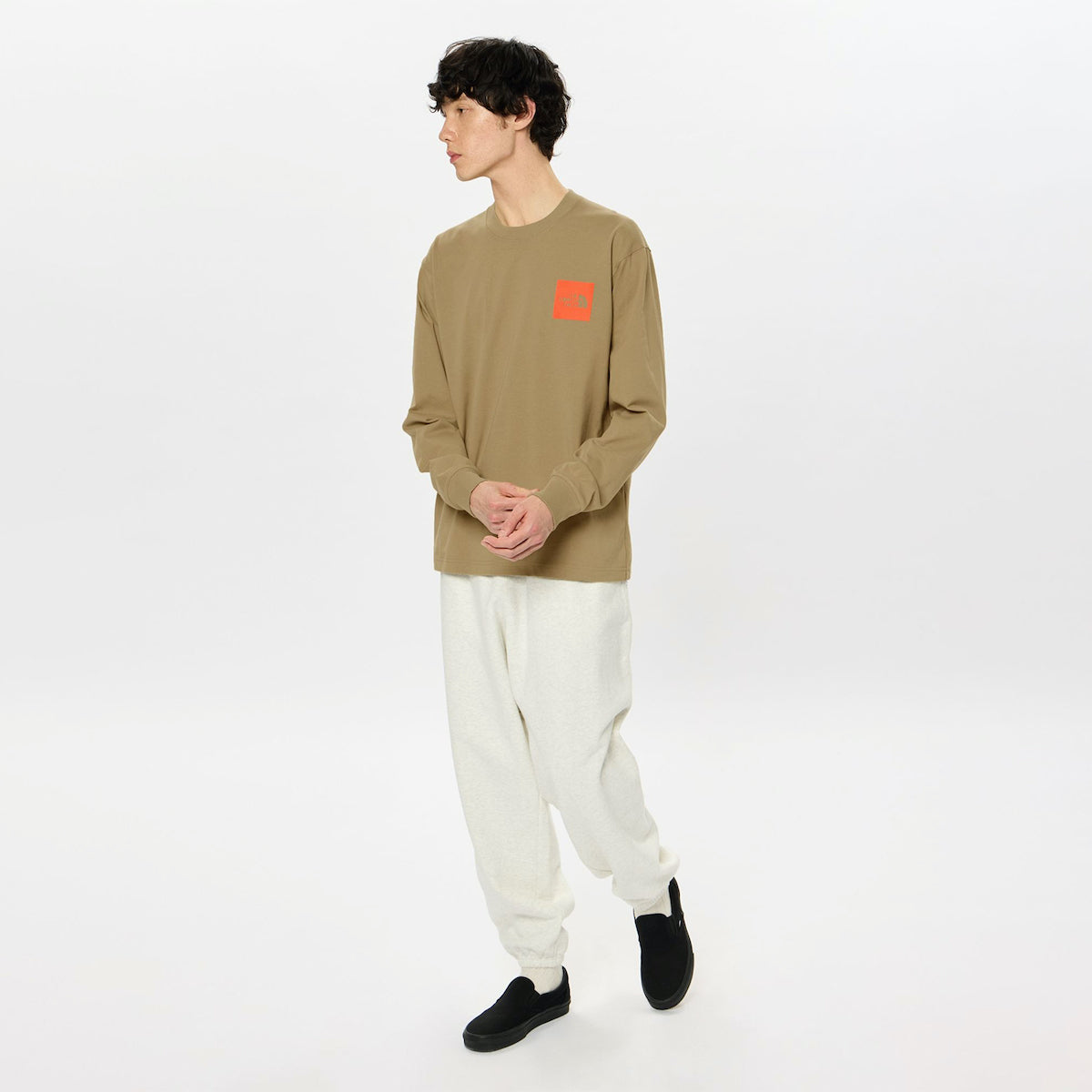 L/S SQUARE LOGO T