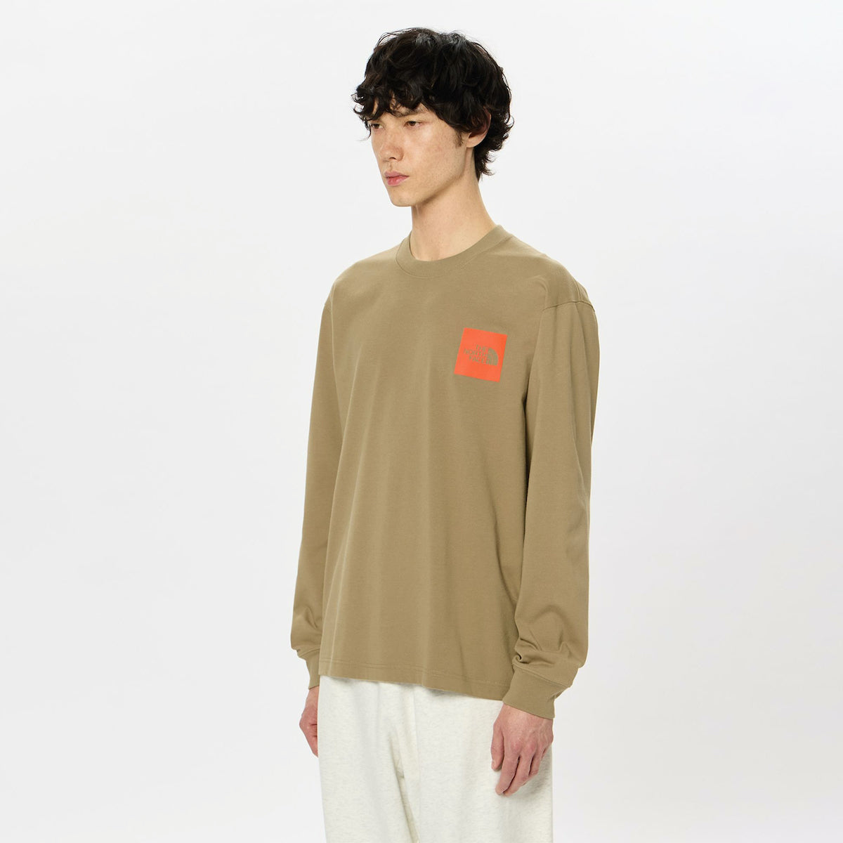 L/S SQUARE LOGO T