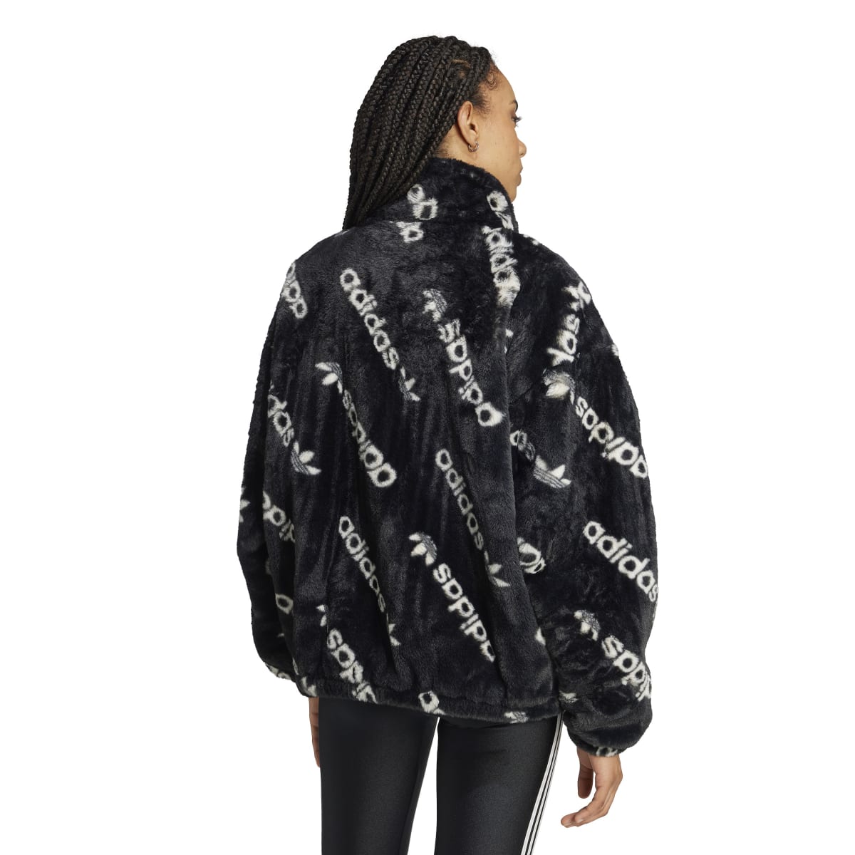 TONAL AOP FUR JACKET