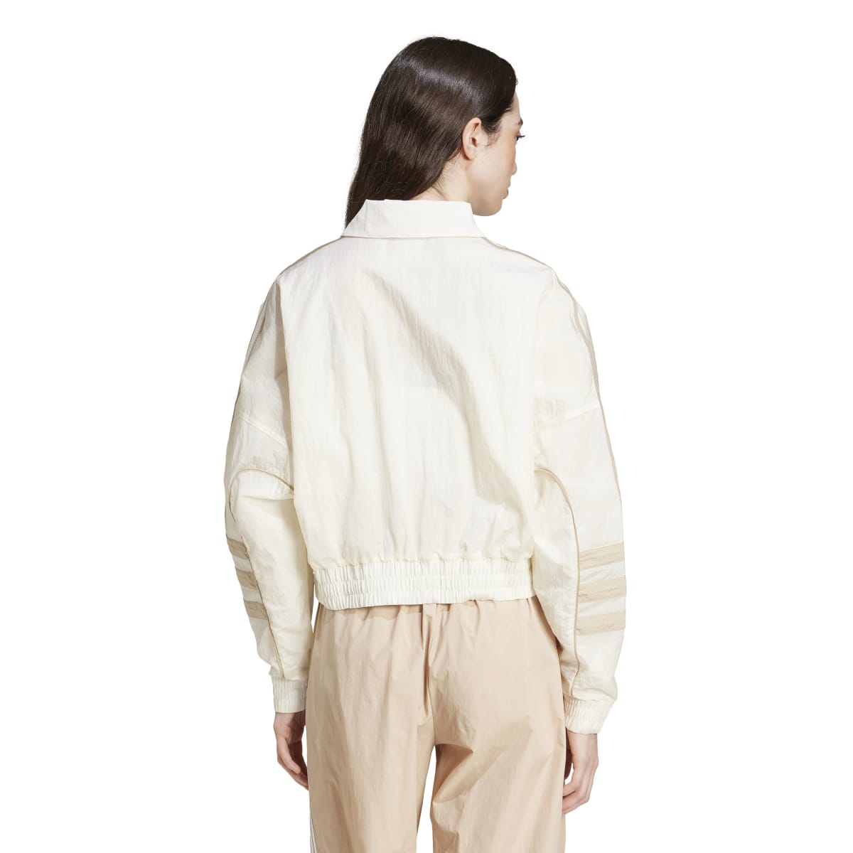 ATLANTA CUTLINE LOOSE NYLON TRACKTOP