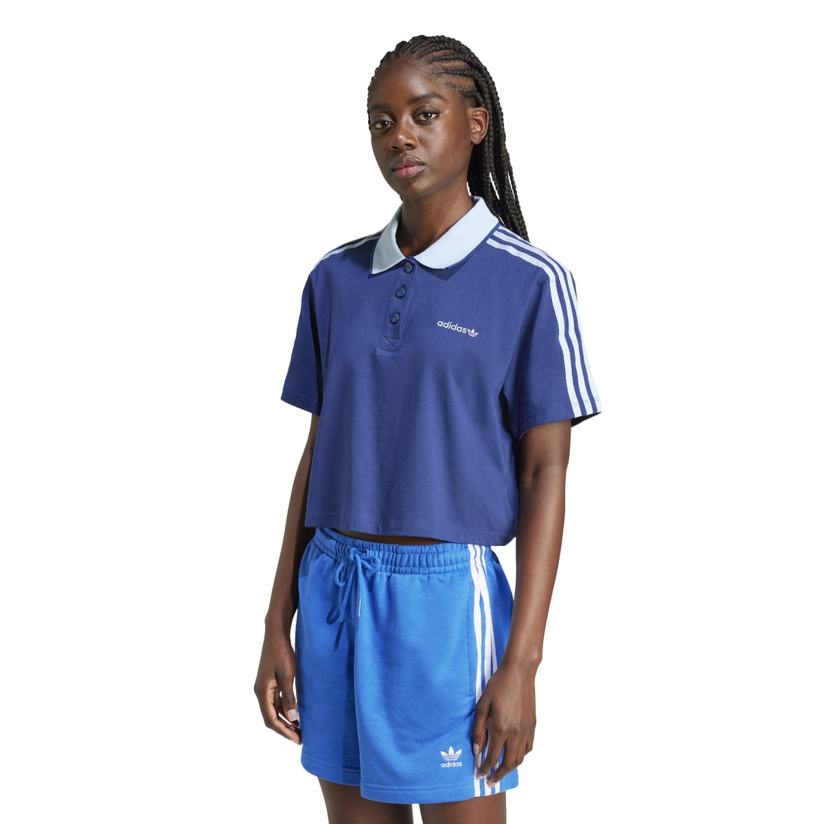 LOOSE CROPPED POLO SHIRT