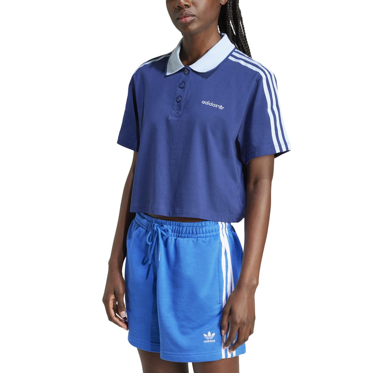 LOOSE CROPPED POLO SHIRT