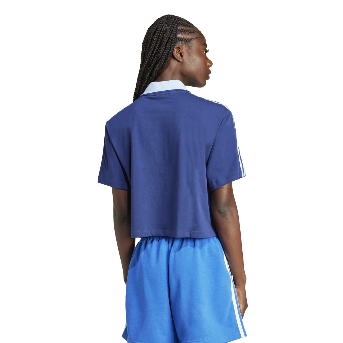 LOOSE CROPPED POLO SHIRT