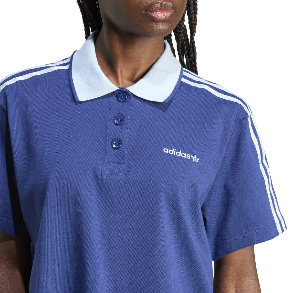 LOOSE CROPPED POLO SHIRT