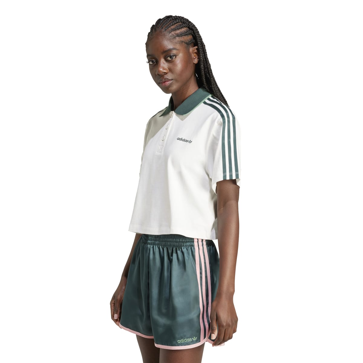 LOOSE CROPPED POLO SHIRT