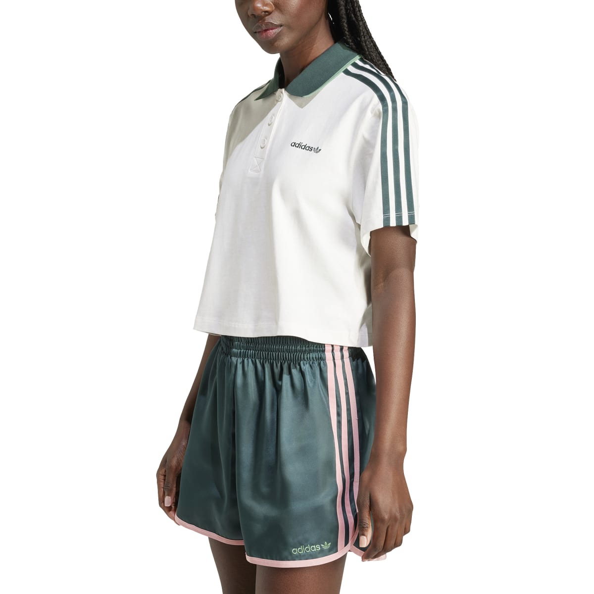 LOOSE CROPPED POLO SHIRT