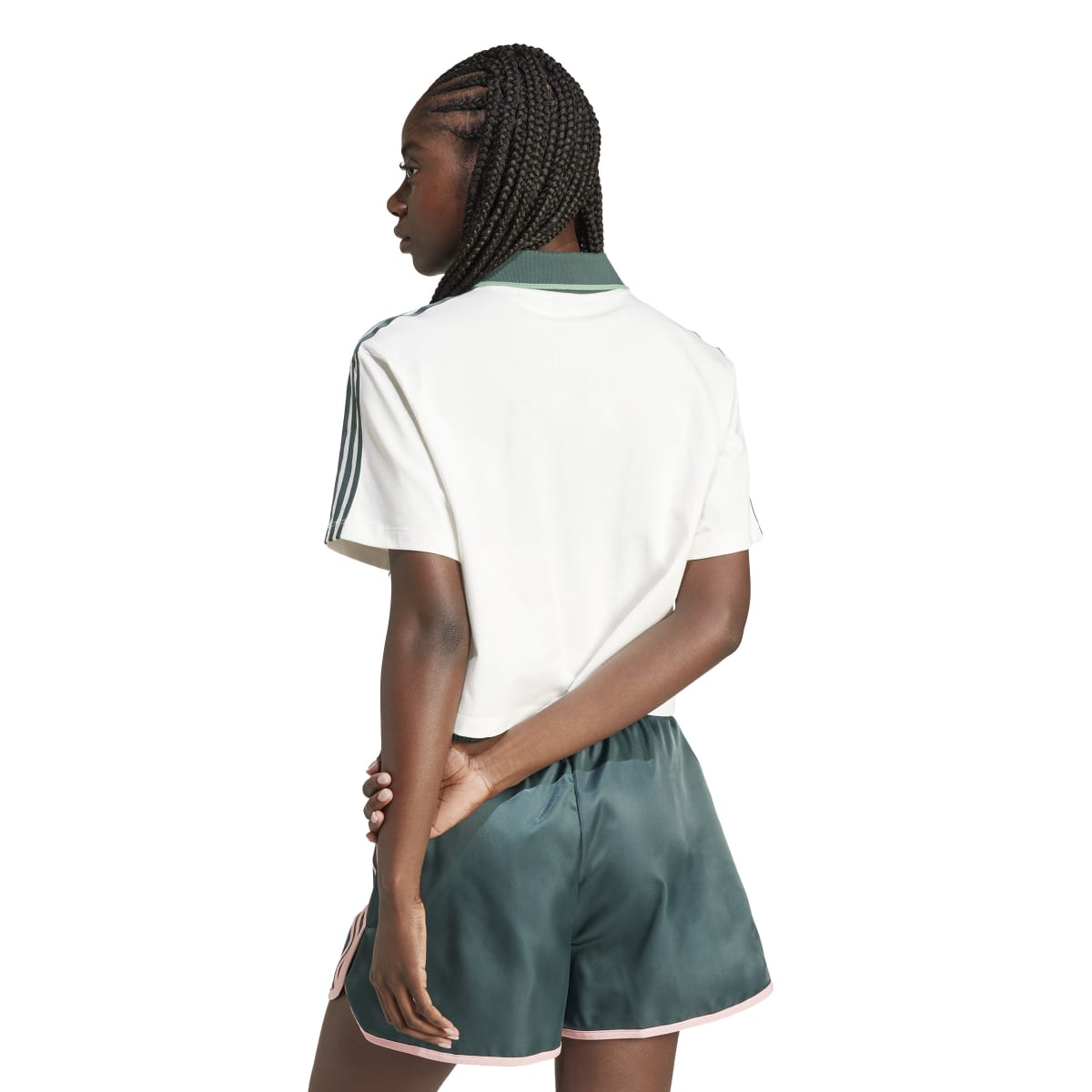 LOOSE CROPPED POLO SHIRT