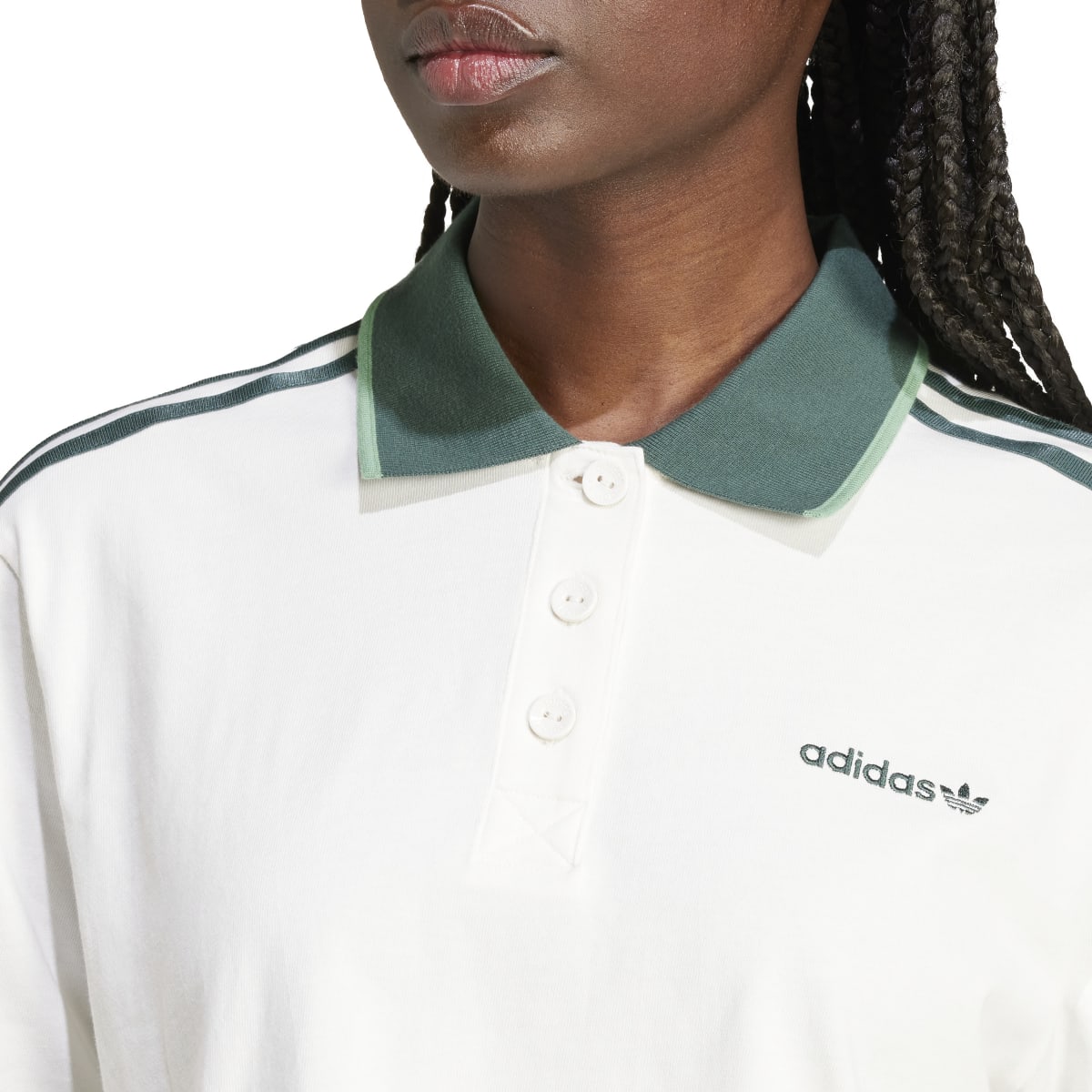 LOOSE CROPPED POLO SHIRT