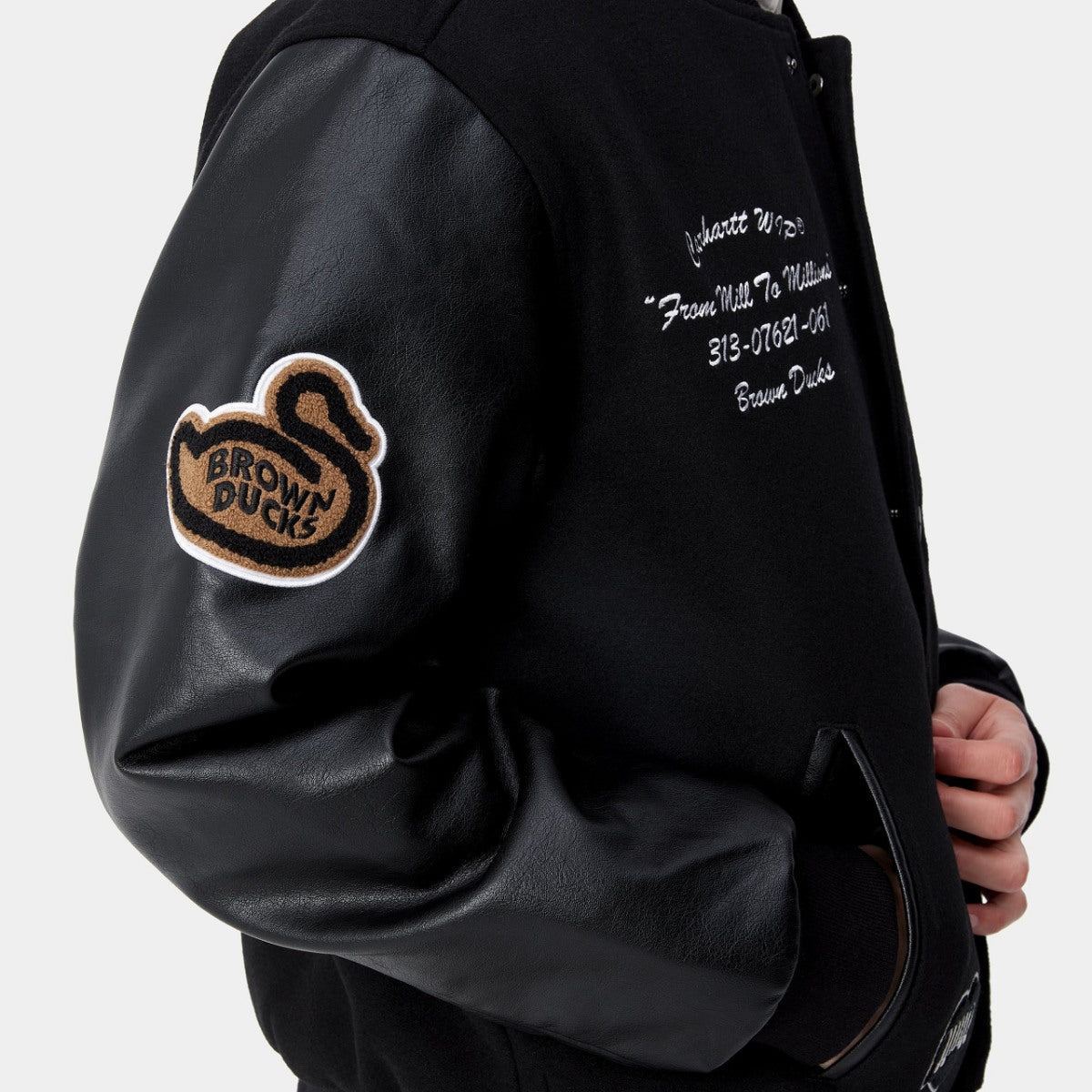 BROWN DUCKS BOMBER
