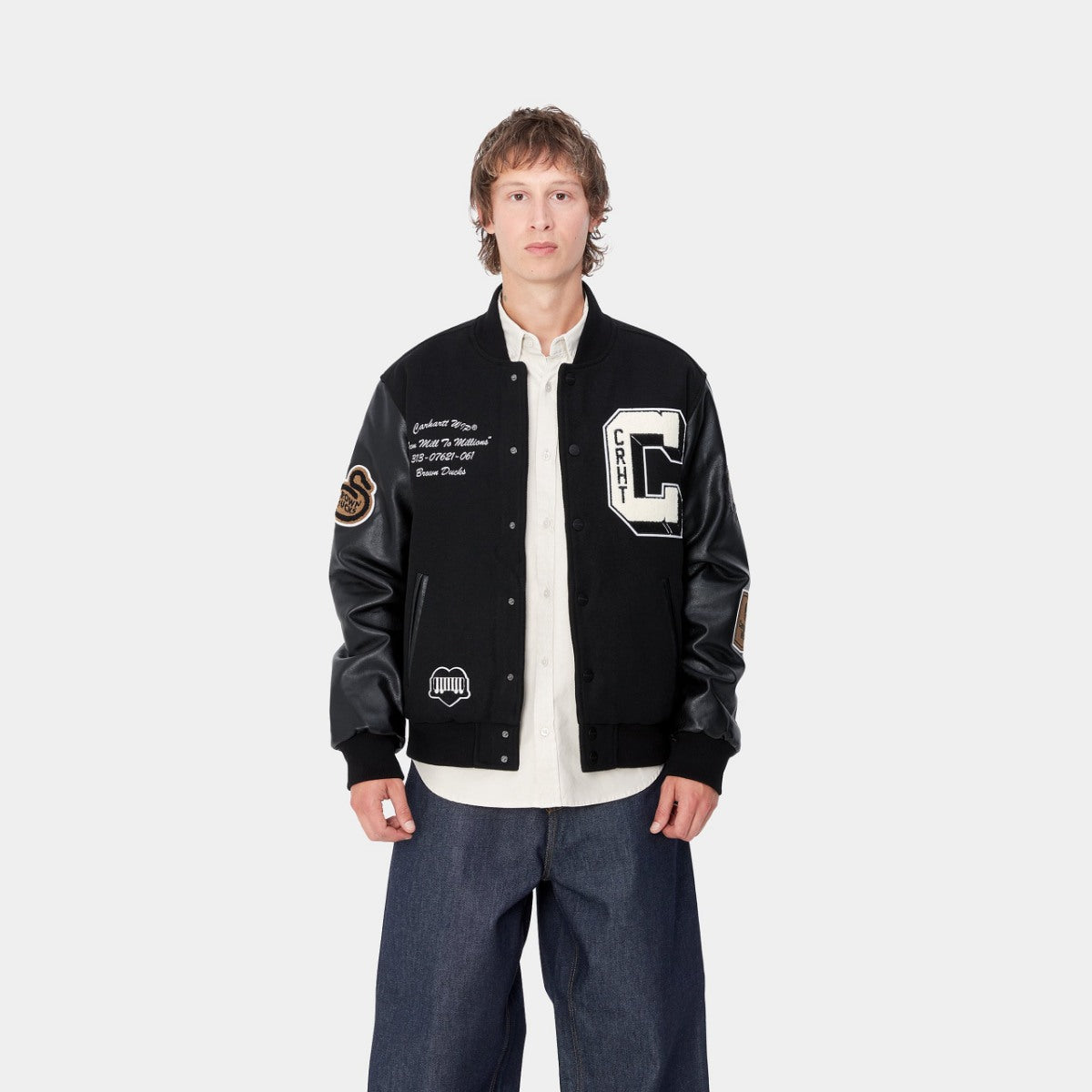 BROWN DUCKS BOMBER