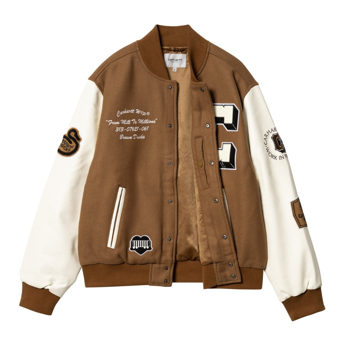BROWN DUCKS BOMBER