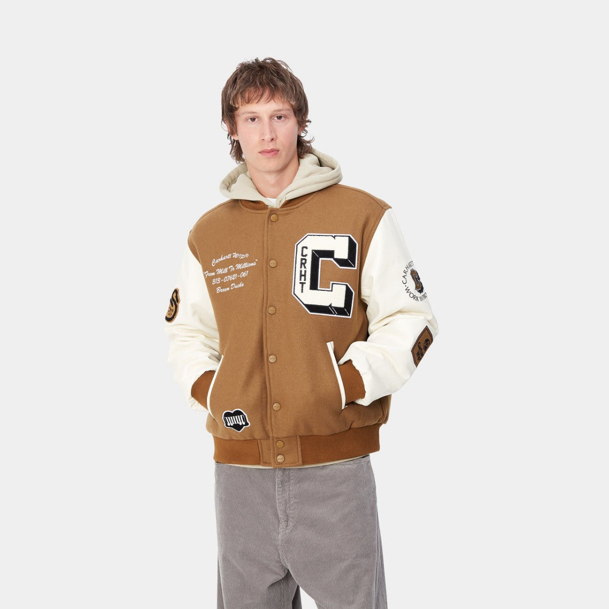 BROWN DUCKS BOMBER