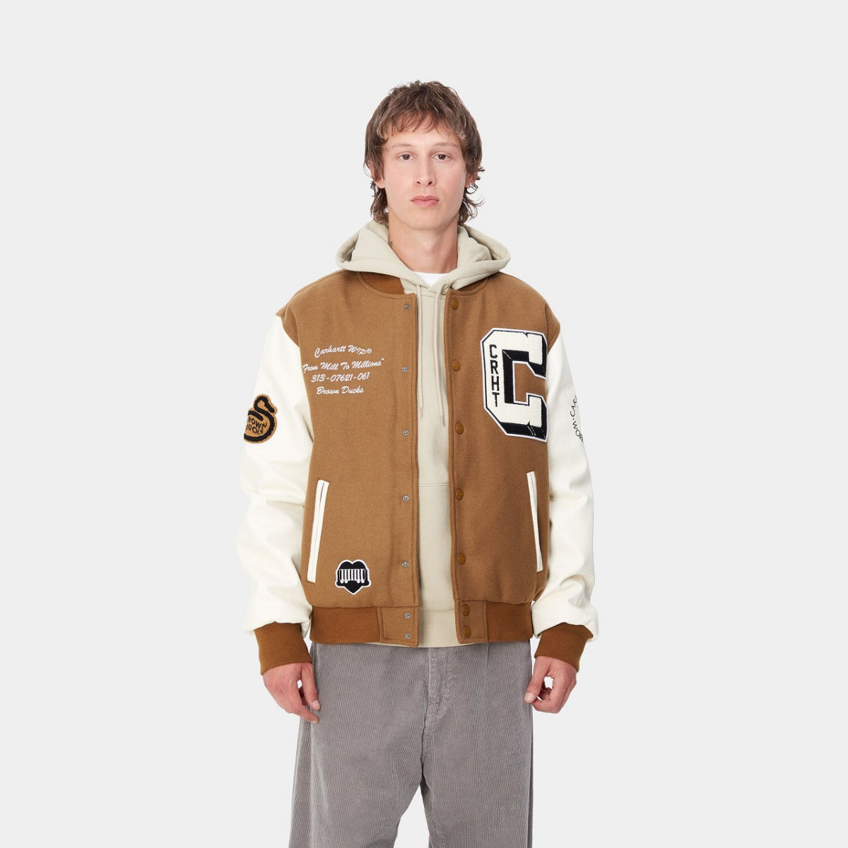 BROWN DUCKS BOMBER