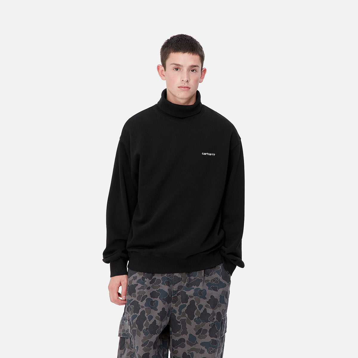 Script Mockneck Sweat