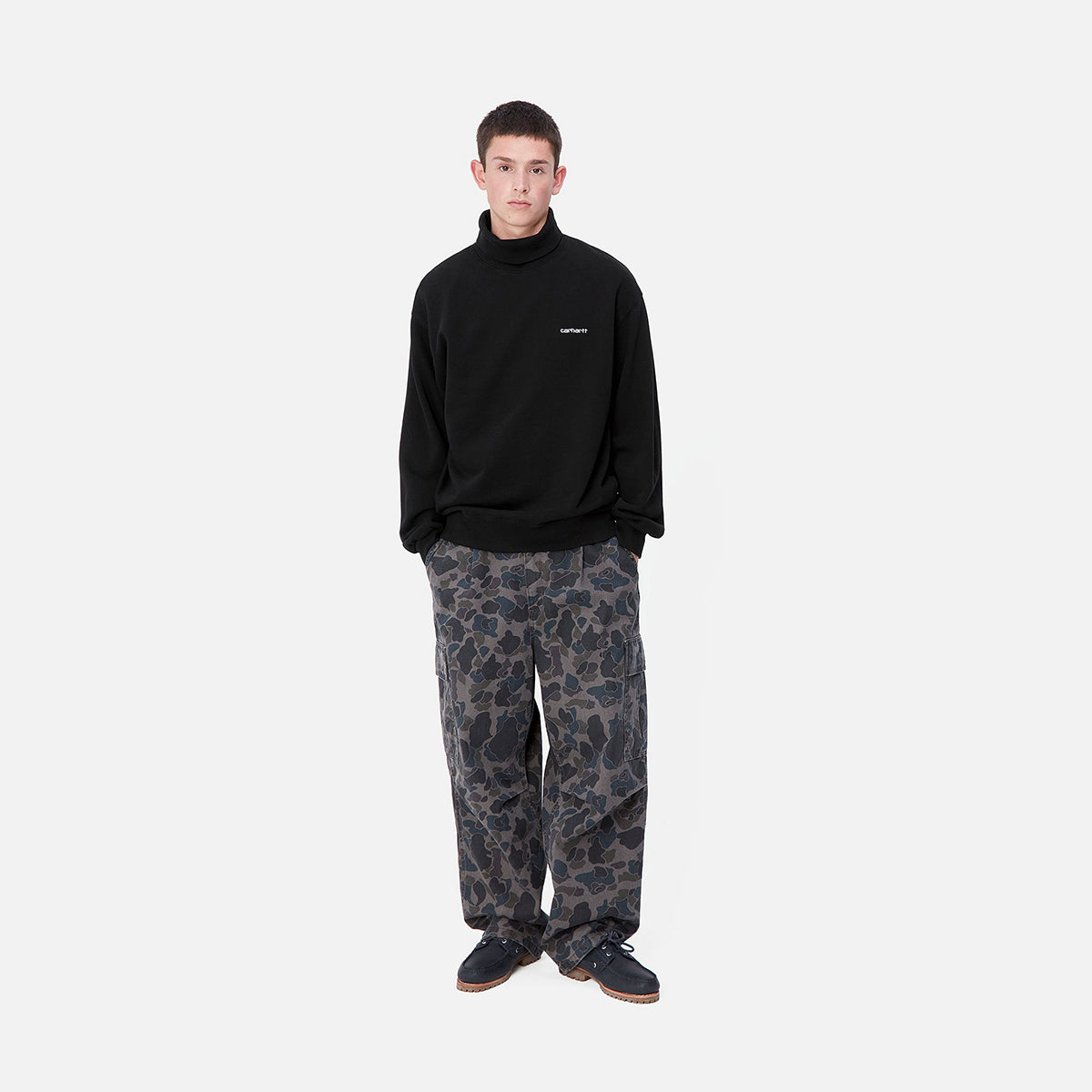 Script Mockneck Sweat