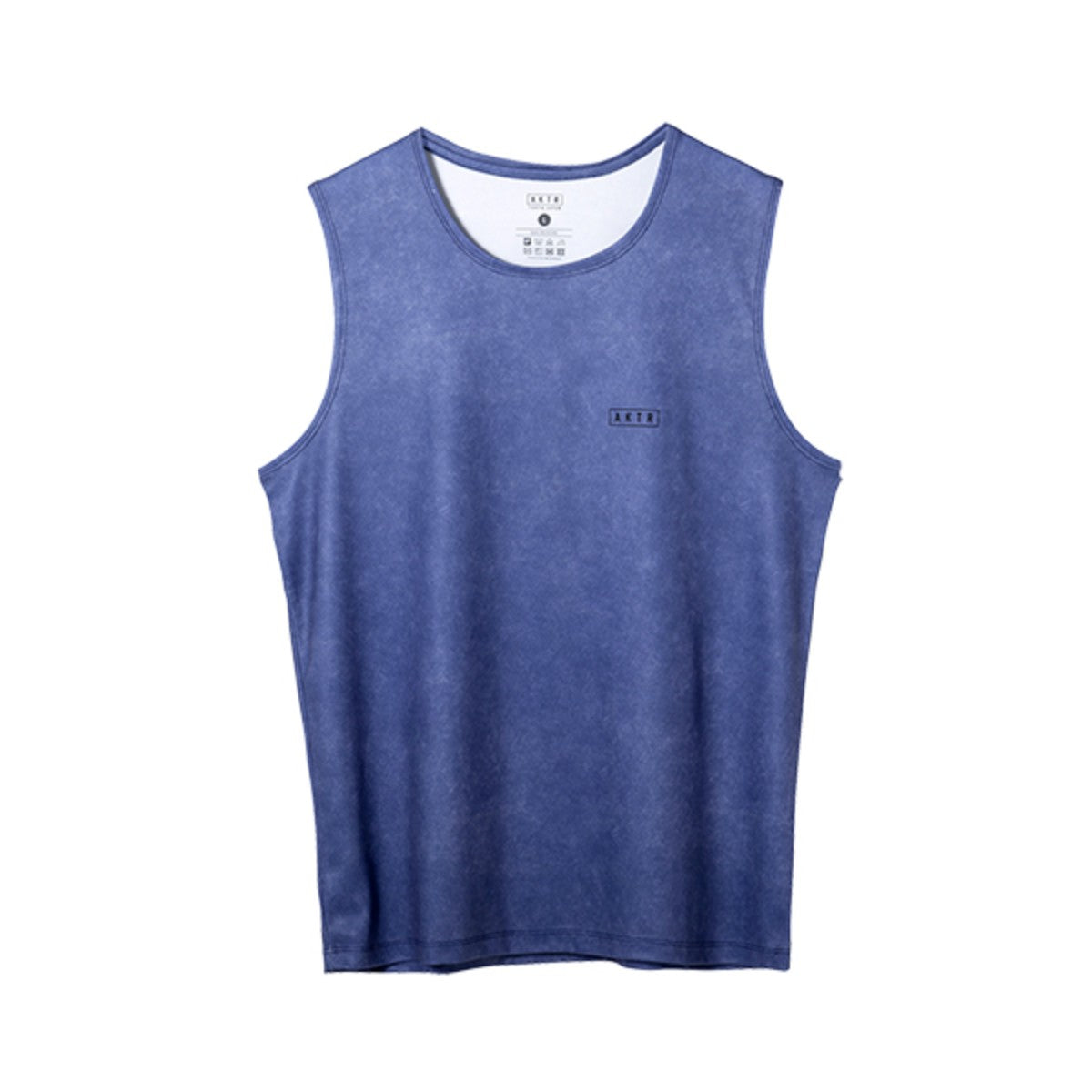 MOCK GARMENT DYED SLEEVELESS SPORTS TEE