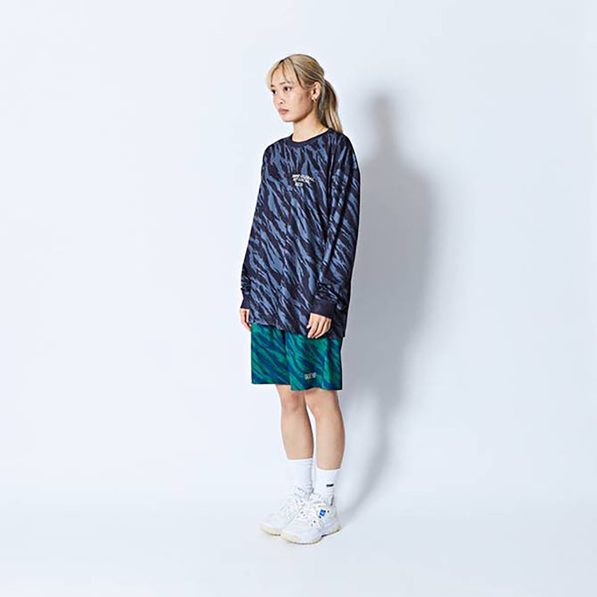 BEAST CAMO A.L LOOSE L/S SP TEE