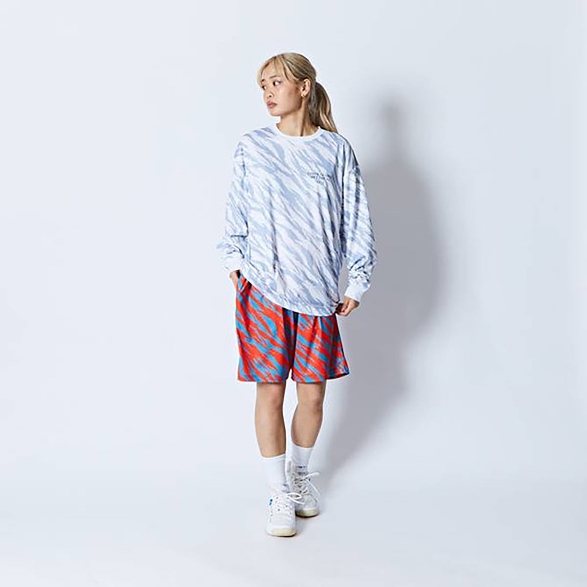 BEAST CAMO A.L LOOSE L/S SP TEE