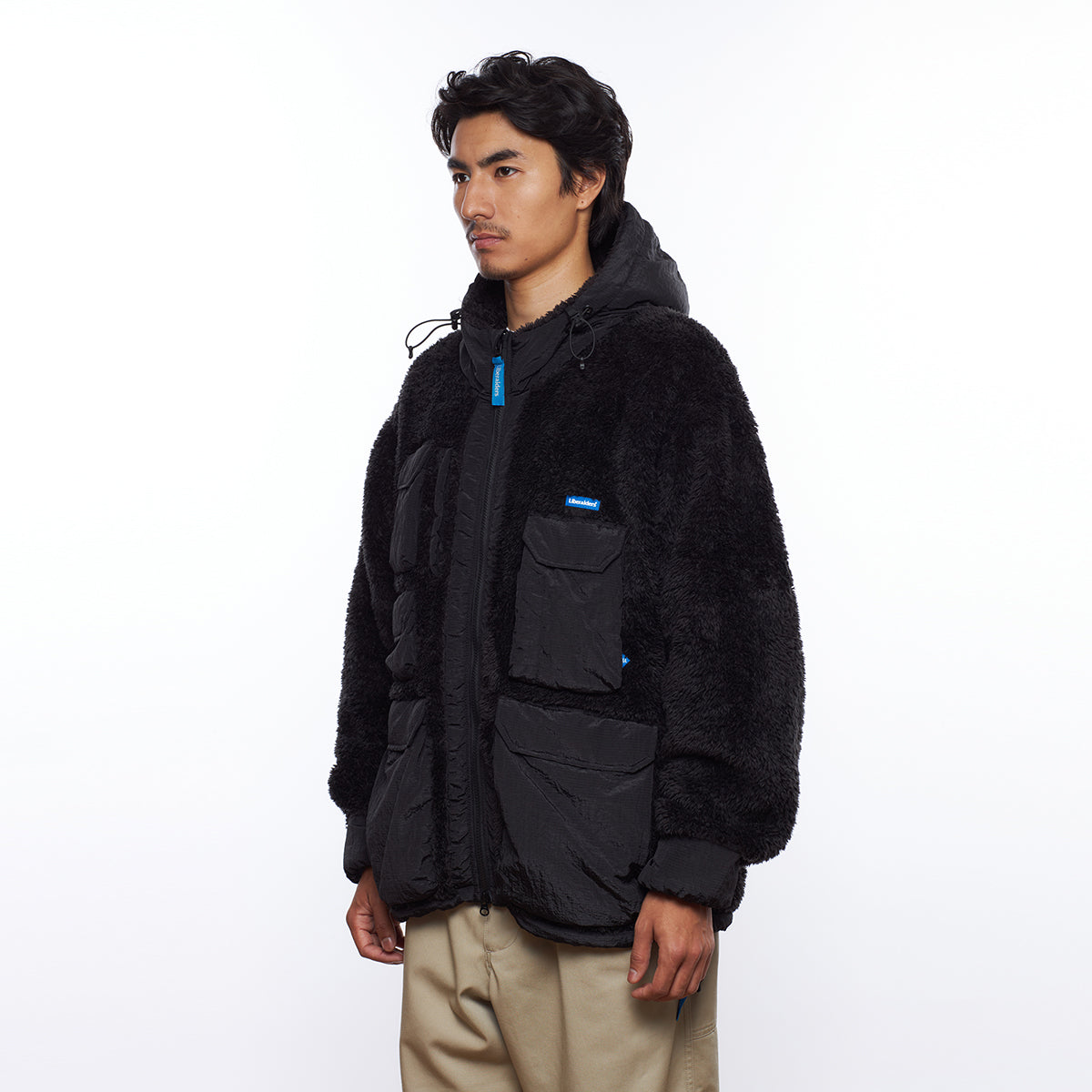 PILE FLEECE UTILITY JACKET