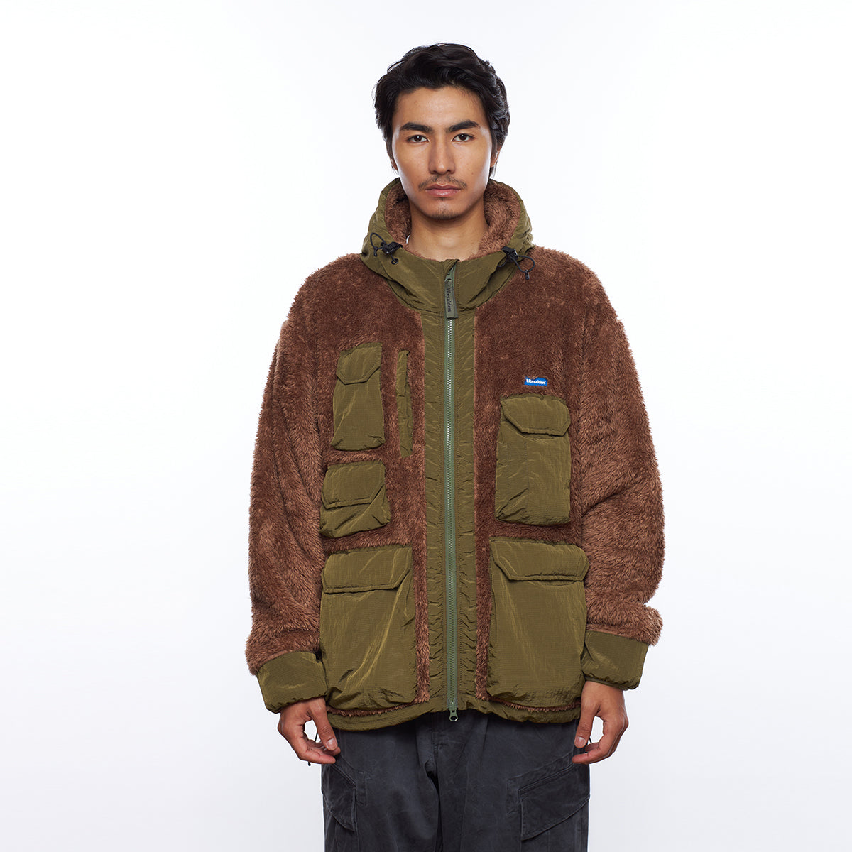 PILE FLEECE UTILITY JACKET