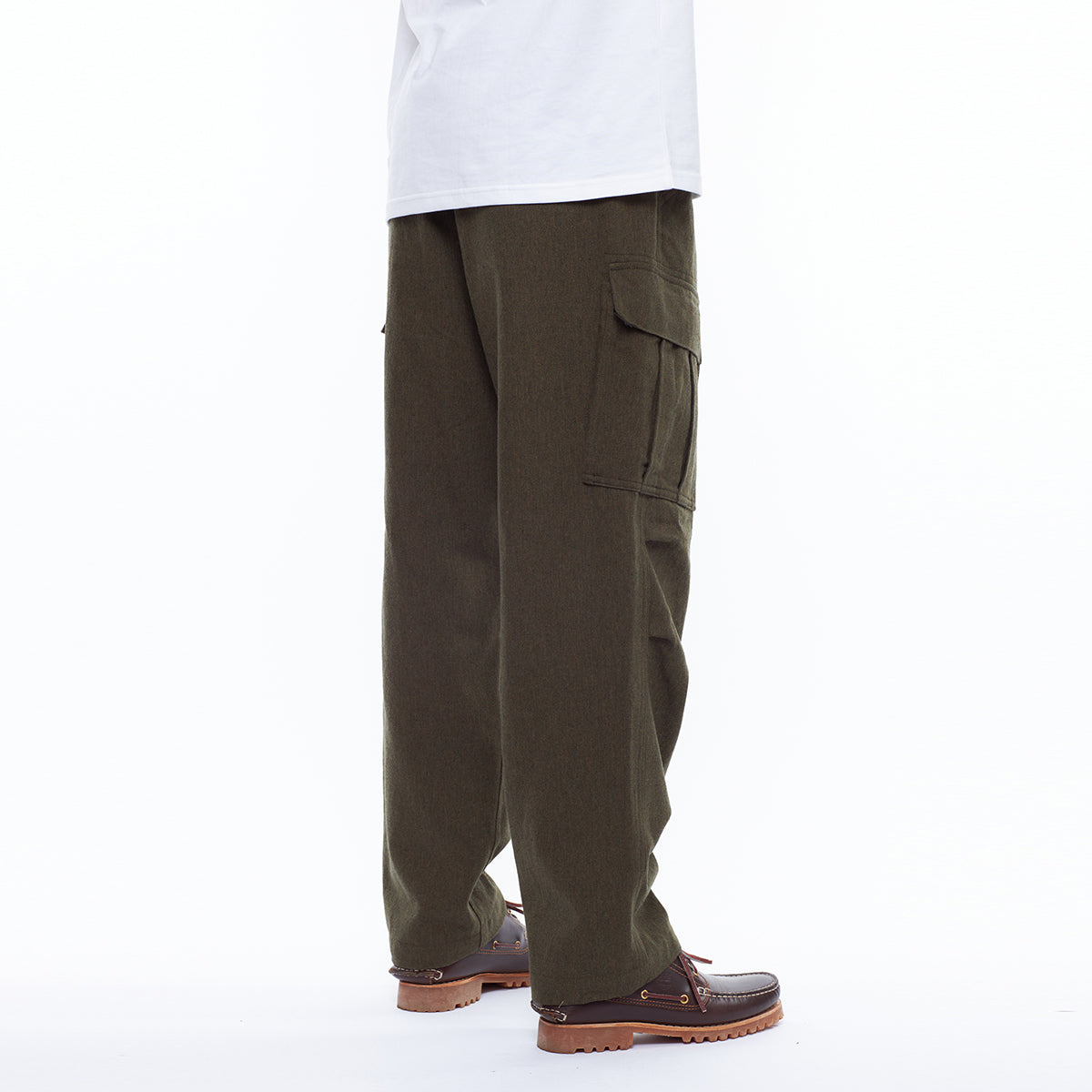 6 POCKET ARMY WOOL PANTS