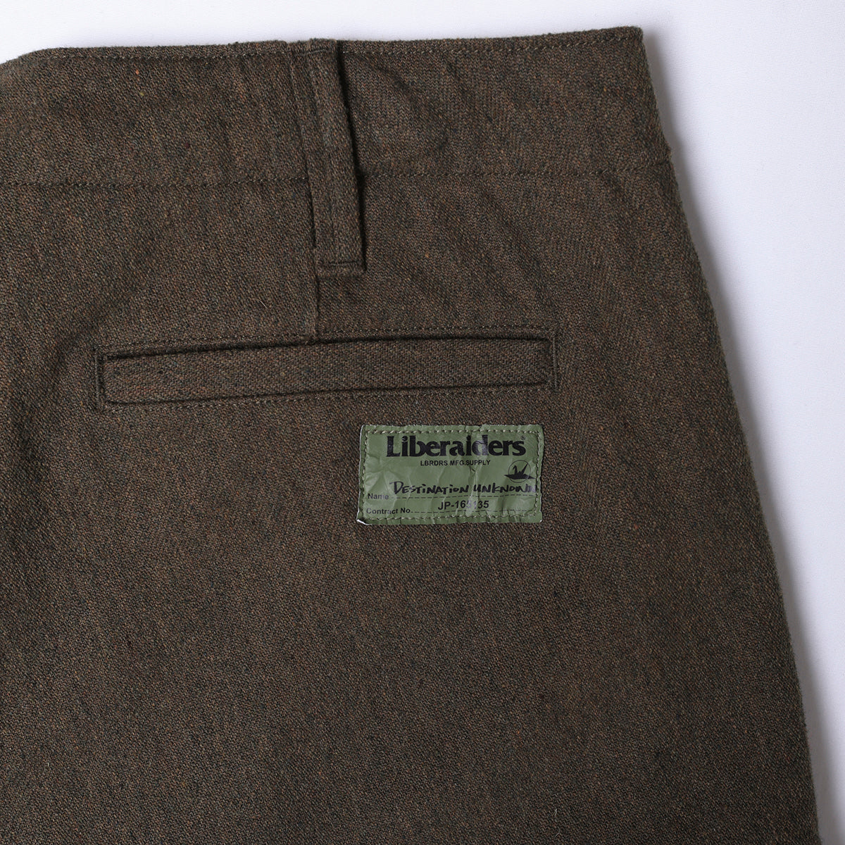 6 POCKET ARMY WOOL PANTS