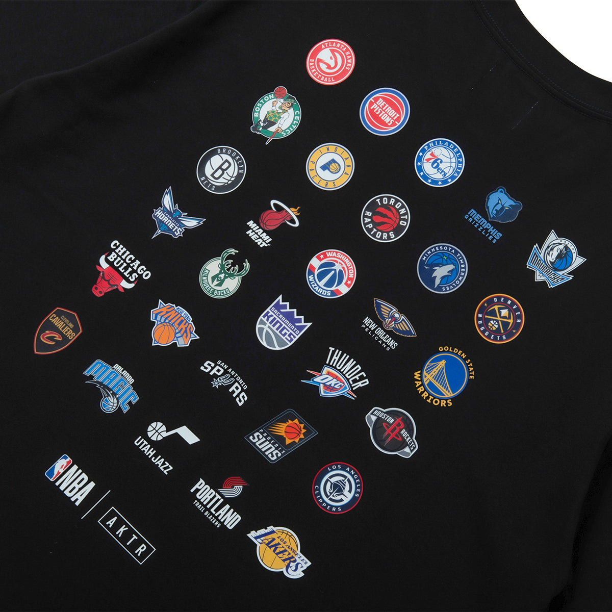 NBA x AKTR CUT UP LOGO COTTON TEE