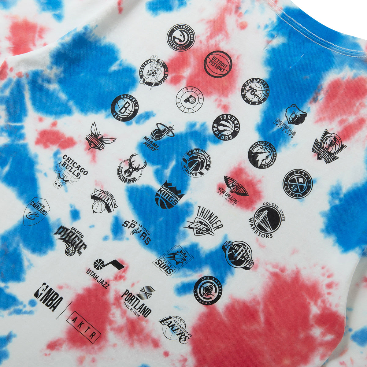 NBA x AKTR TIEDYE COTTON TEE