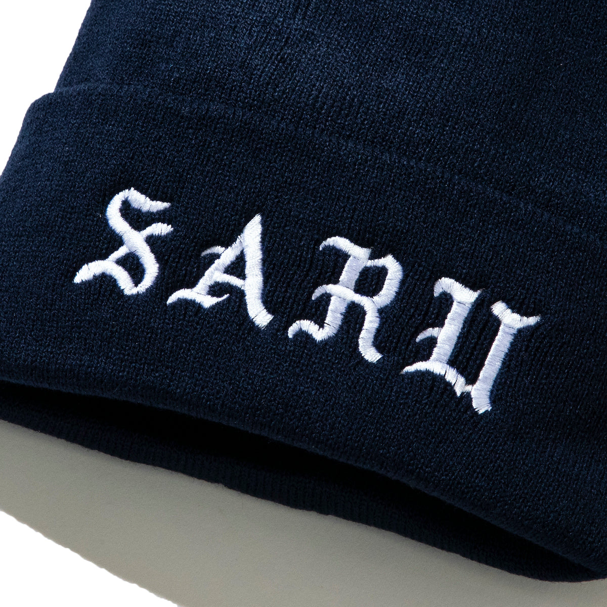 SARU IRON-ON LETTER KNIT CAP