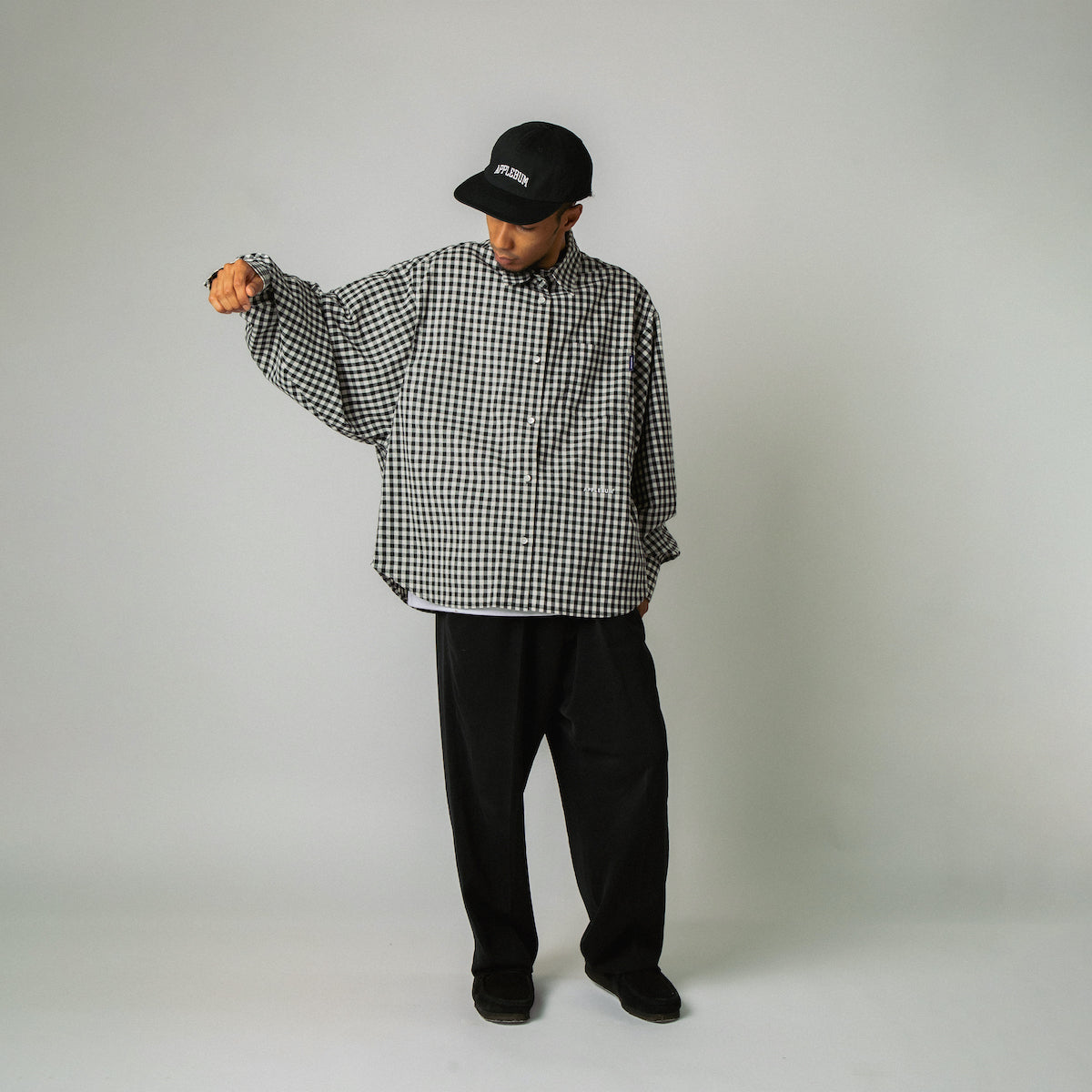 Gingham Check Oversize Shirt