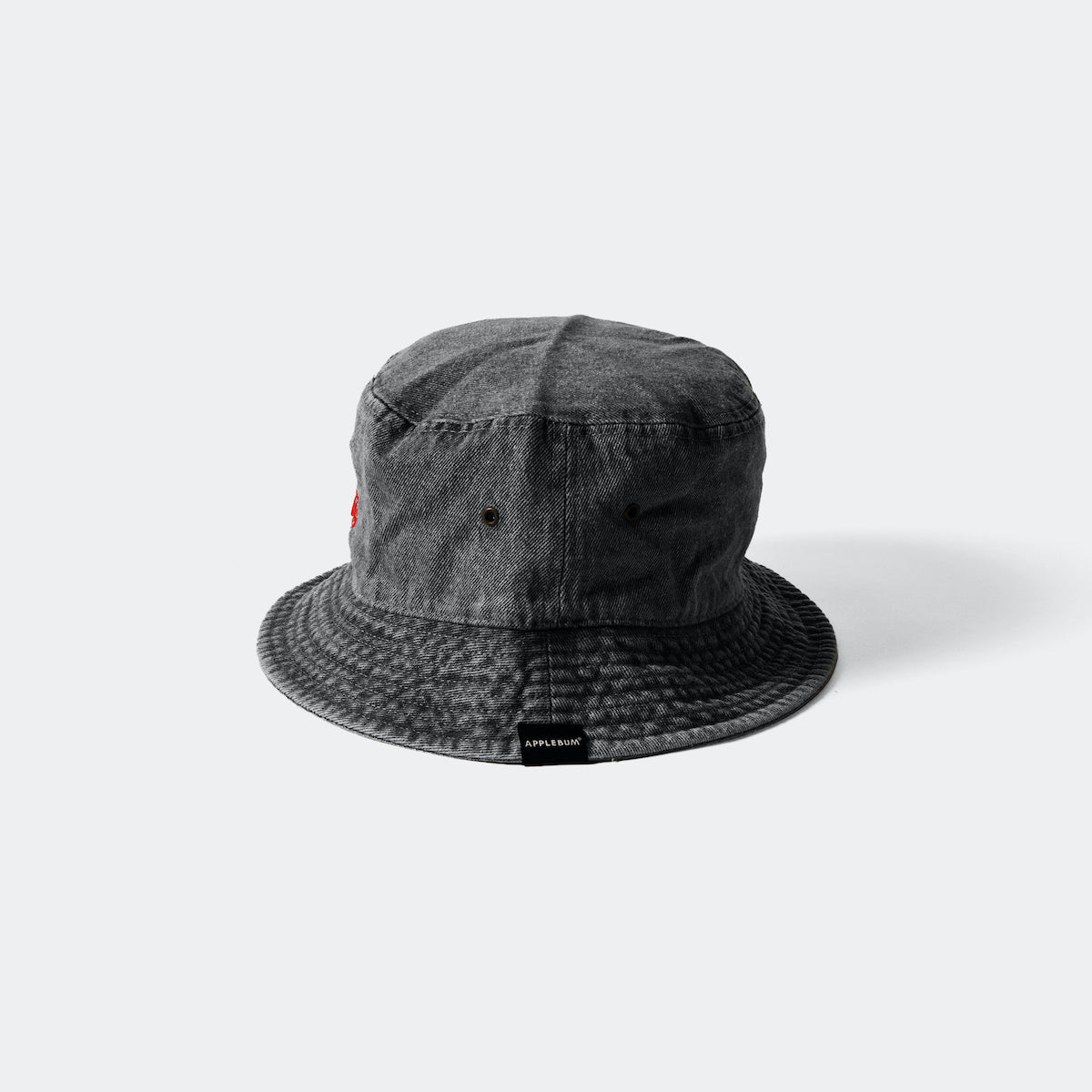 “Apple Logo" Denim Bucket Hat