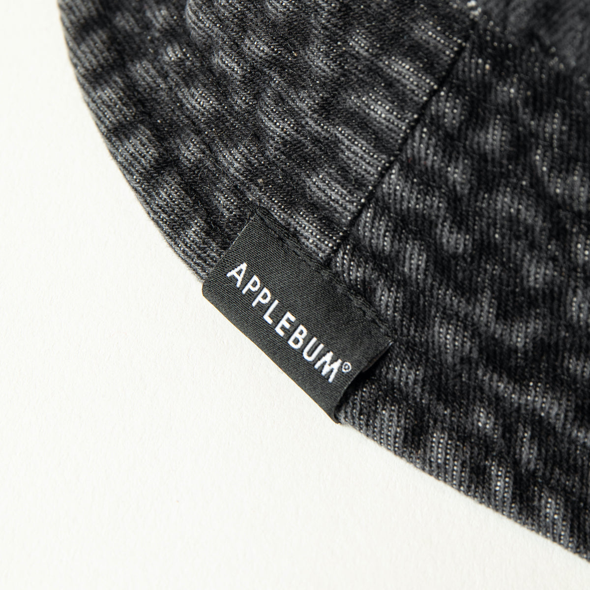 “Apple Logo" Denim Bucket Hat