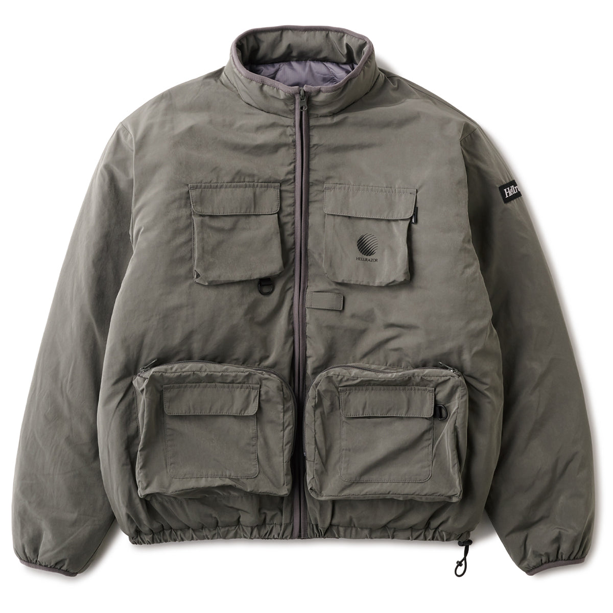 REVERSIBLE ARMY CARGO PUFF JACKET