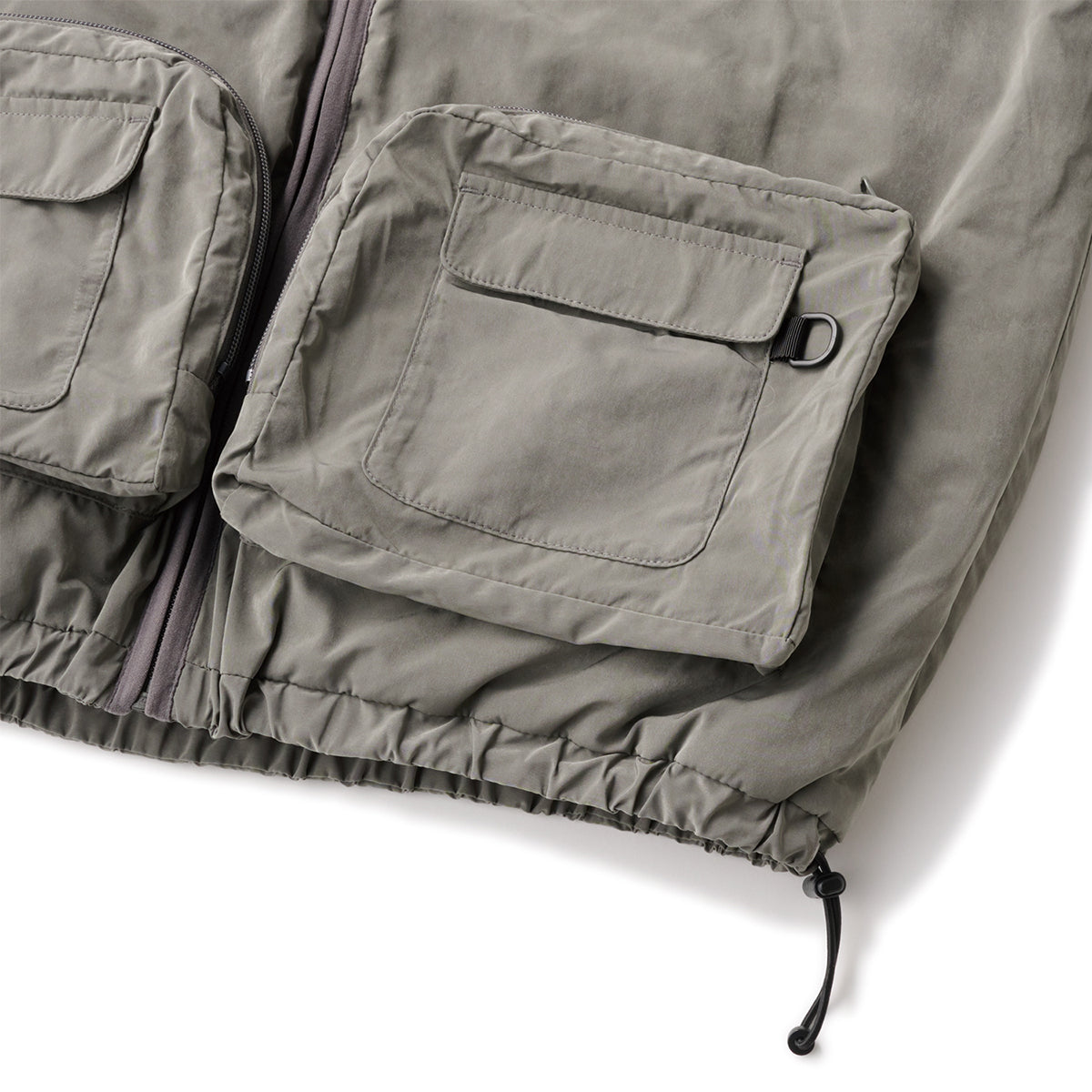 REVERSIBLE ARMY CARGO PUFF JACKET