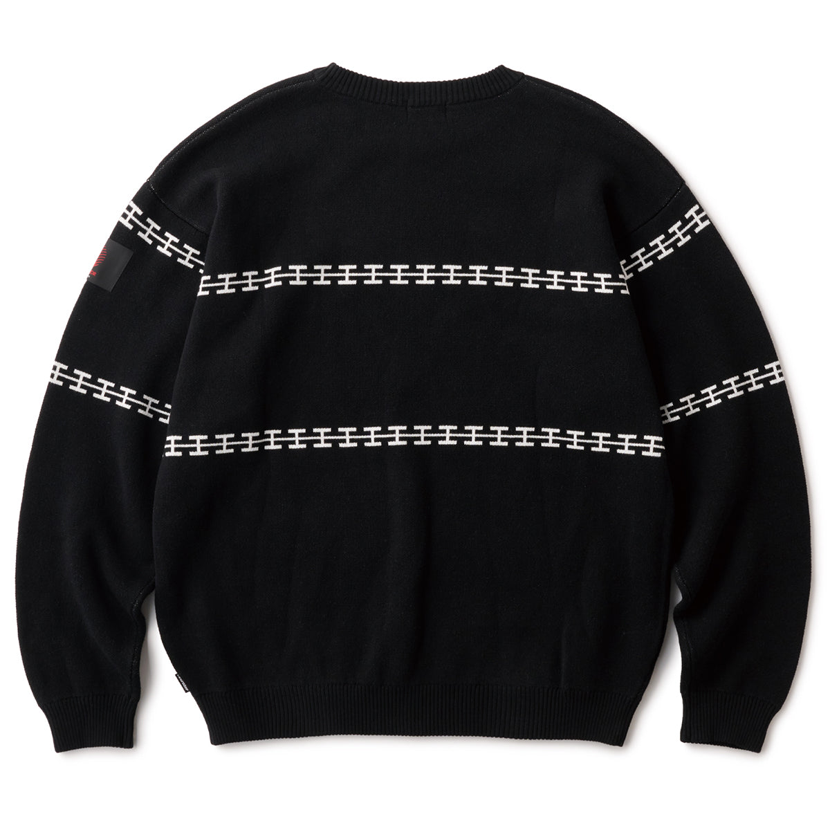 H CHAIN LINE CREWKNIT
